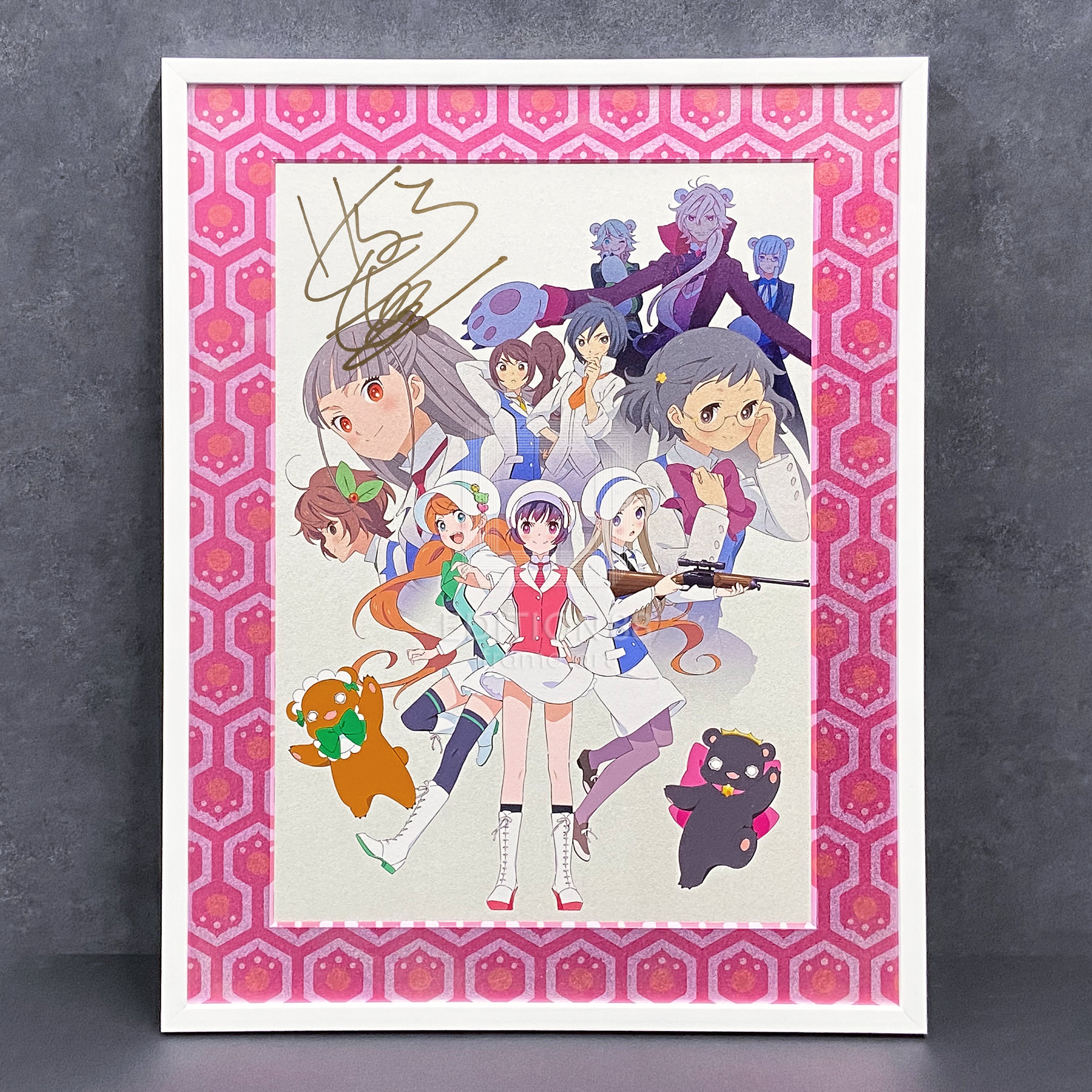 「ユリ熊嵐」88グラフ2『キービジュアル』プラチナ版(幾原邦彦直筆サイン入り/限定10枚)