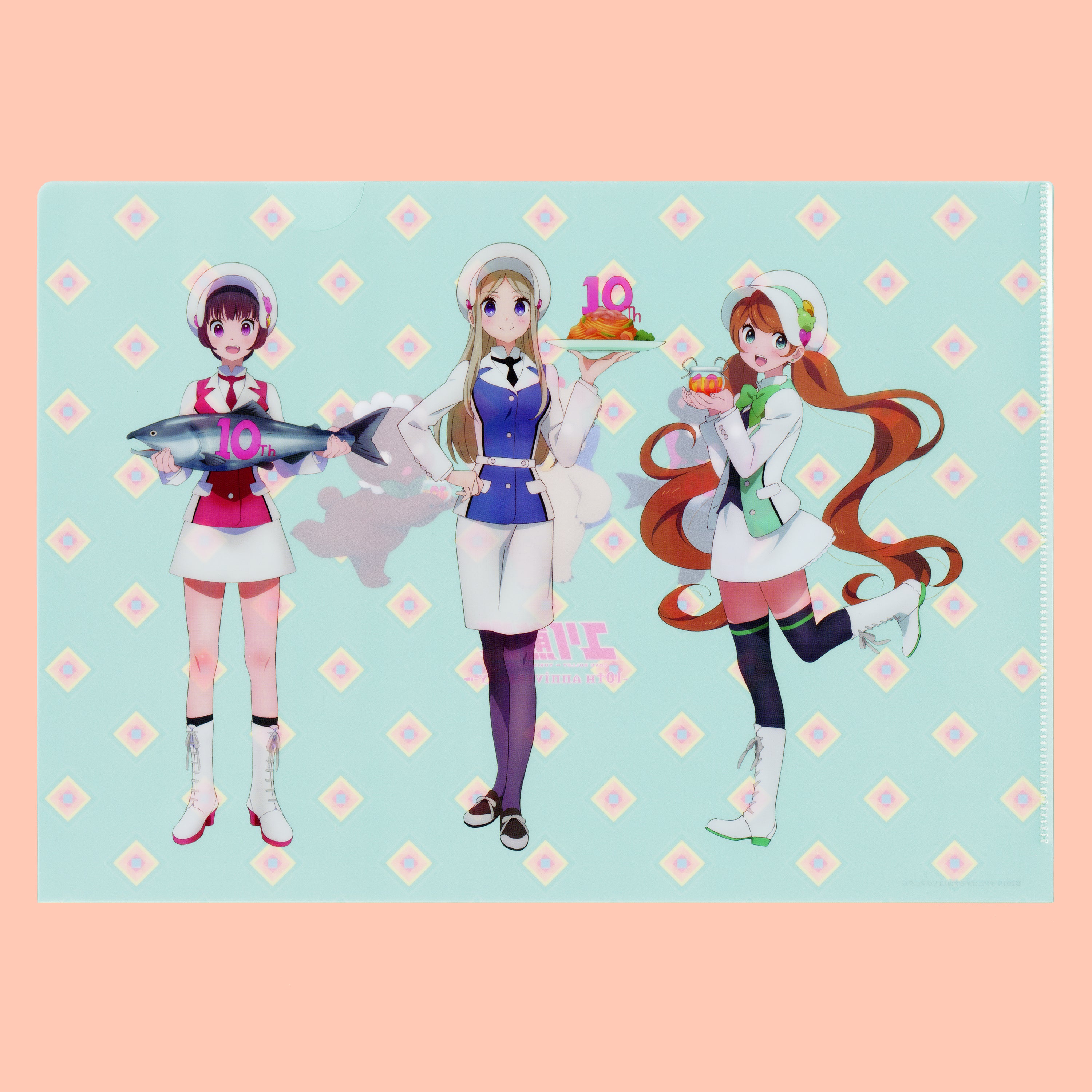 アート付きクリアファイル(10周年描き下ろし)/ユリ熊嵐