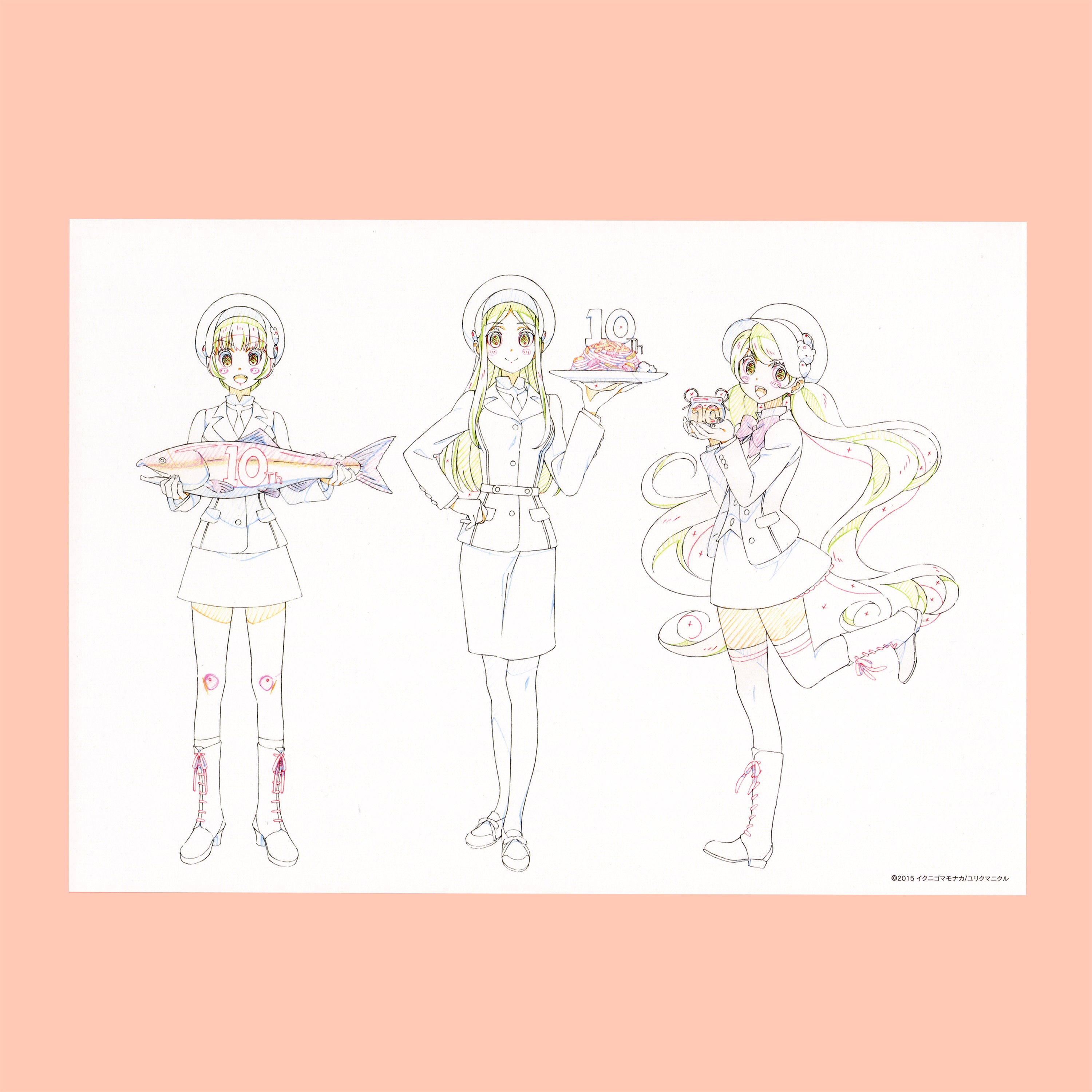 アート付きクリアファイル(10周年描き下ろし)/ユリ熊嵐