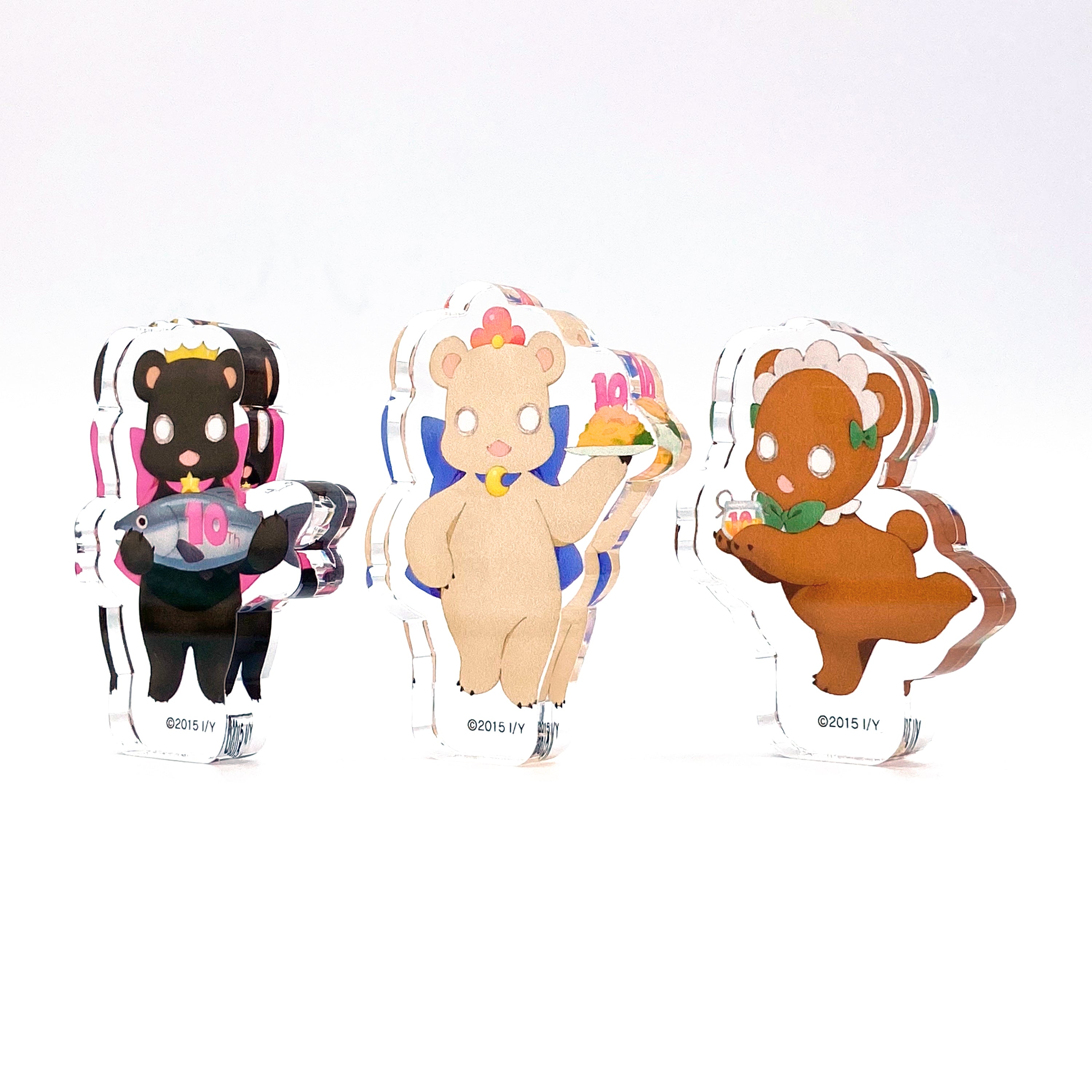 アクリルフィギュア1(10周年描き下ろし・銀子)/ユリ熊嵐