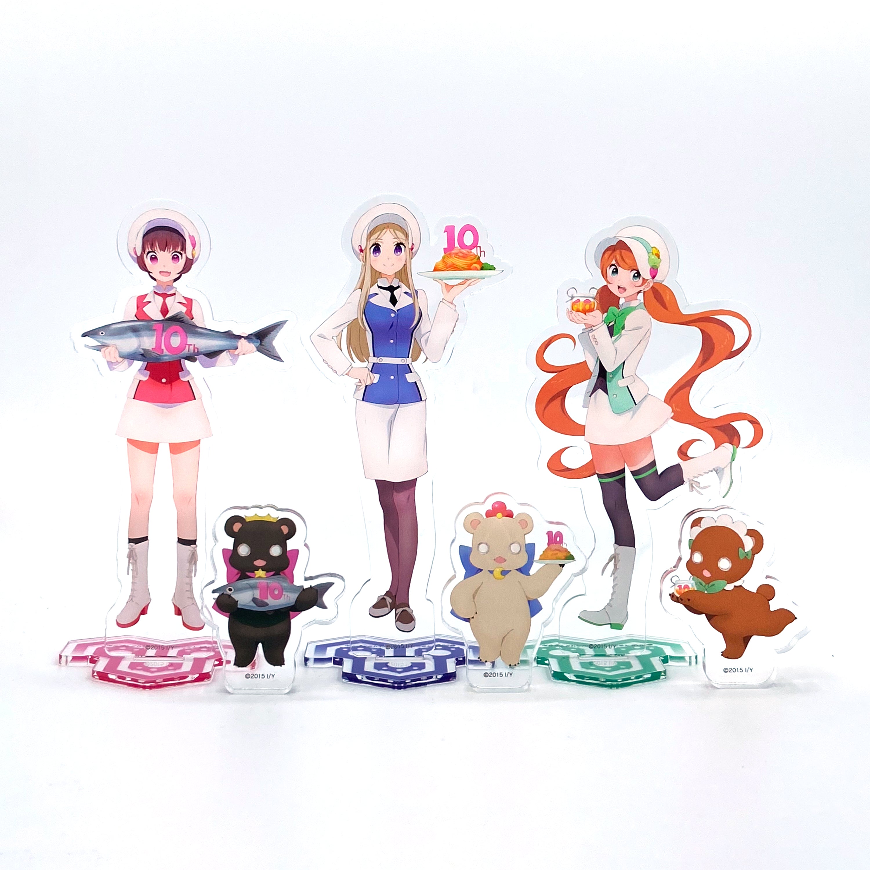 うさ城まに アクリルプレート COMIC UP 31 上海限定 アクリルプレート＜WELCOME TO OUR CAFES ライトシトラス組＞