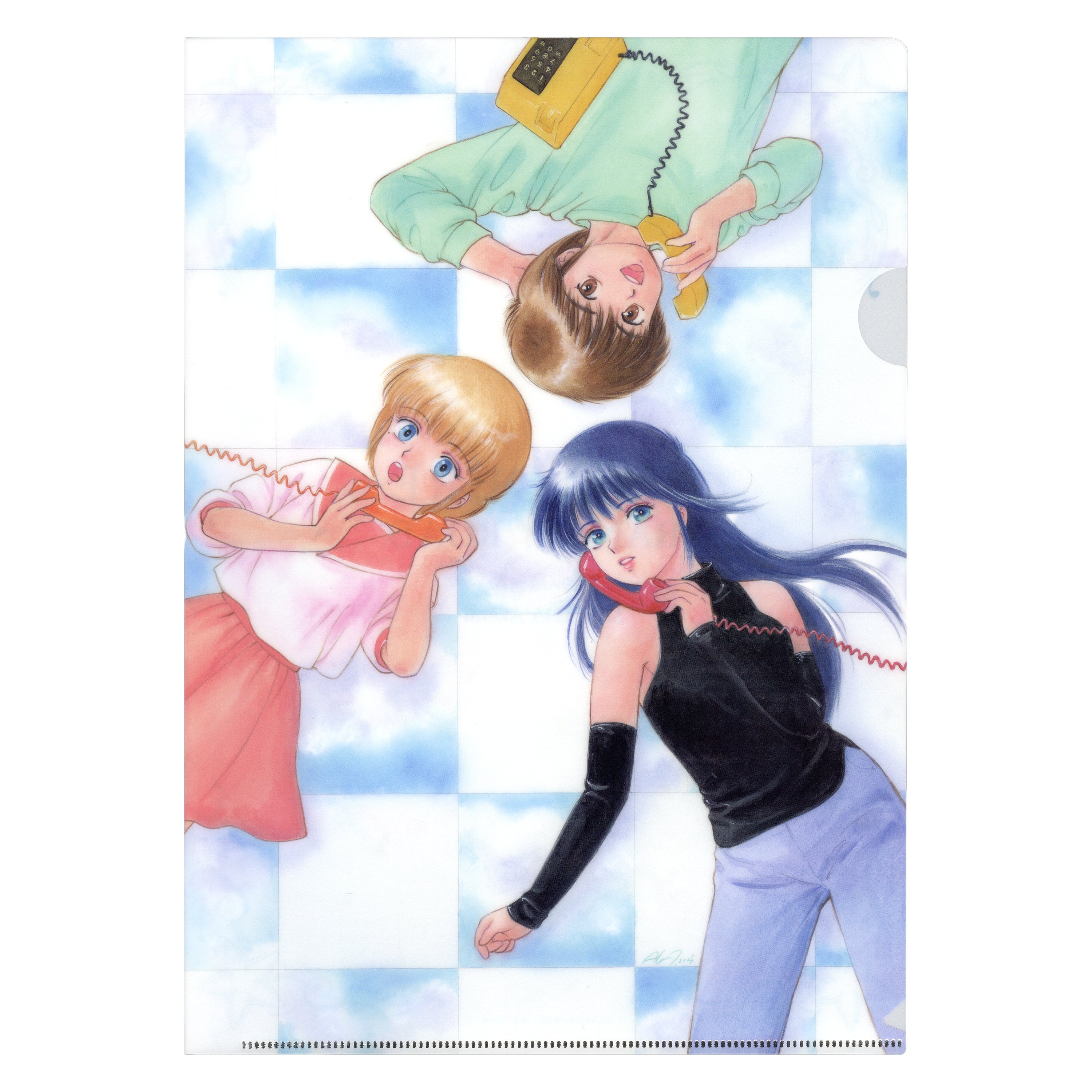 アート付きクリアファイル（pilot 40th）/きまぐれオレンジ☆ロード