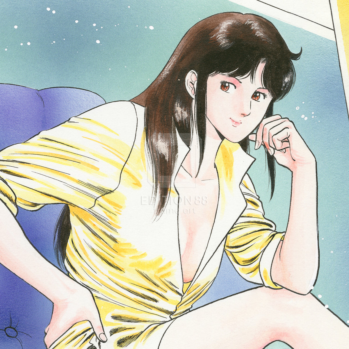 「キャッツ・アイ」88グラフ 13 / 北条司（直筆サイン入り / 国内版限定200枚）