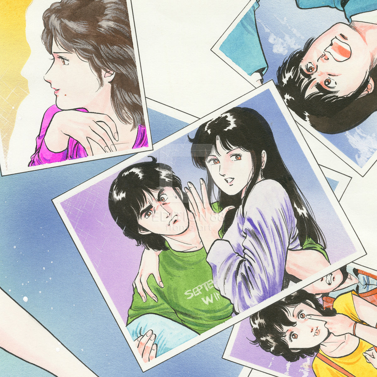 「キャッツ・アイ」88グラフ 13 / 北条司（直筆サイン入り / 国内版限定200枚）