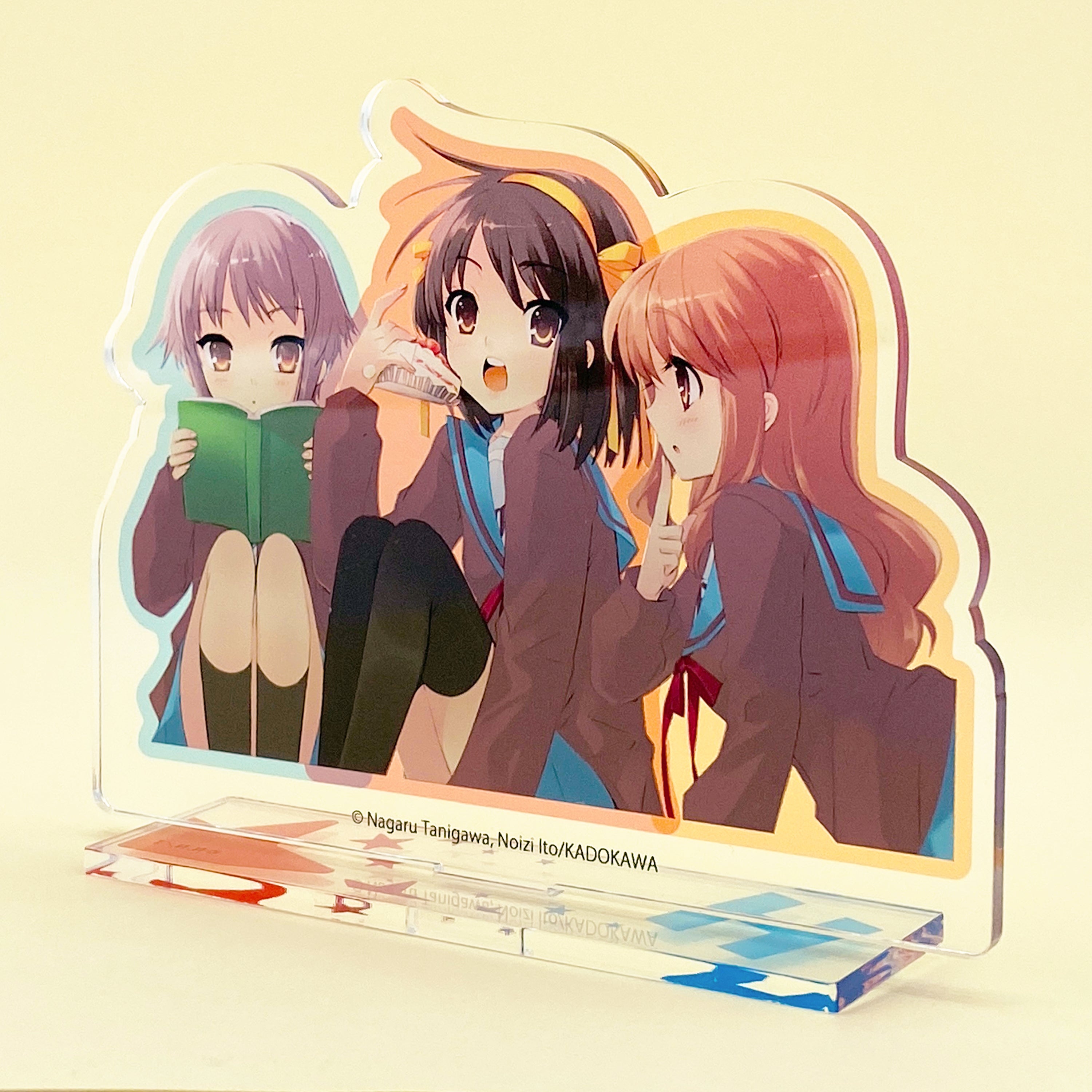 アクリルスタンド24（ハルヒ＆みくる＆有希・ケーキ）/涼宮ハルヒシリーズ