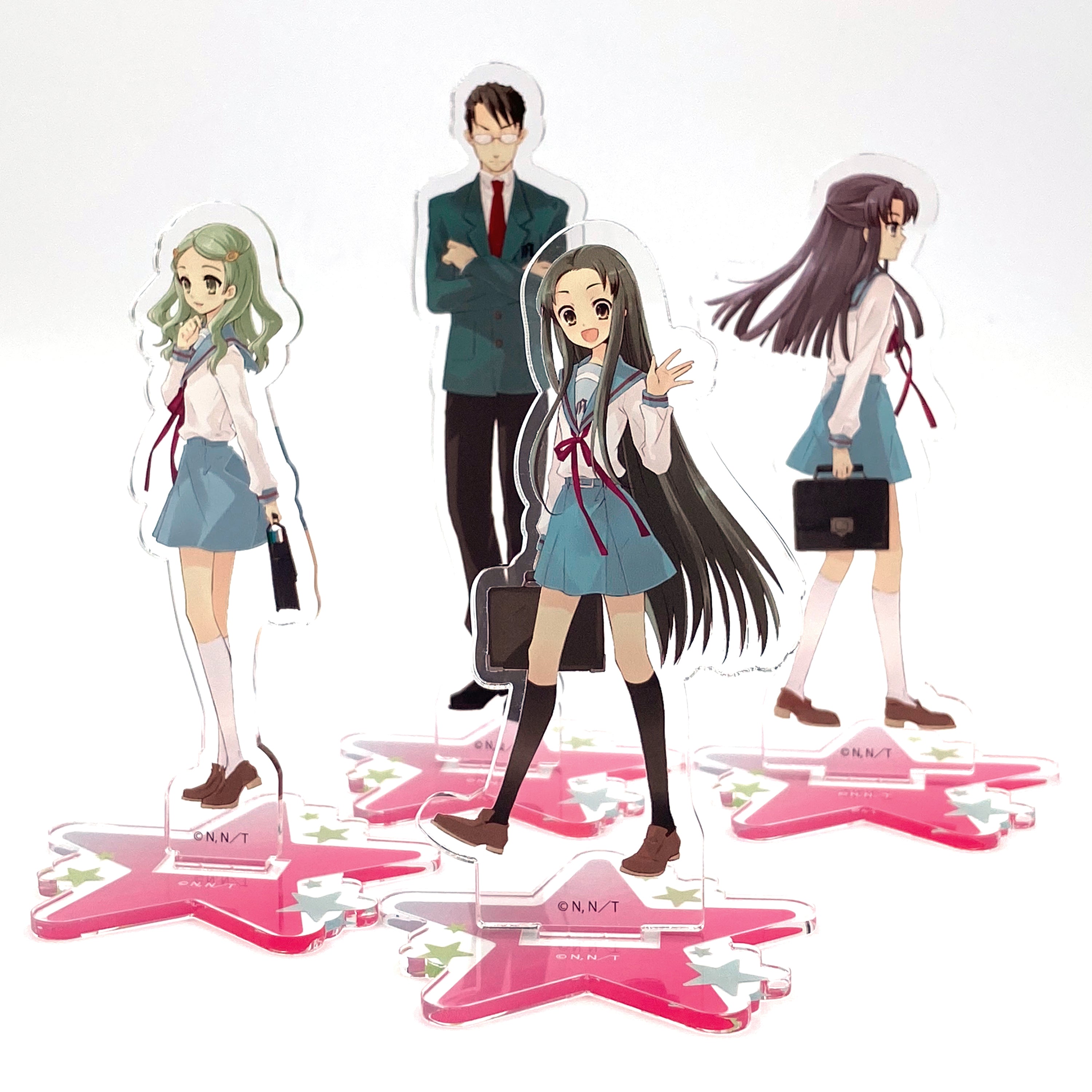 涼宮ハルヒの憂鬱　アクリルスタンド　タペストリー　ハルヒ　クラウドファンディング 涼宮ハルヒの憂鬱 アクリルスタンド タペストリー ハルヒ クラウド