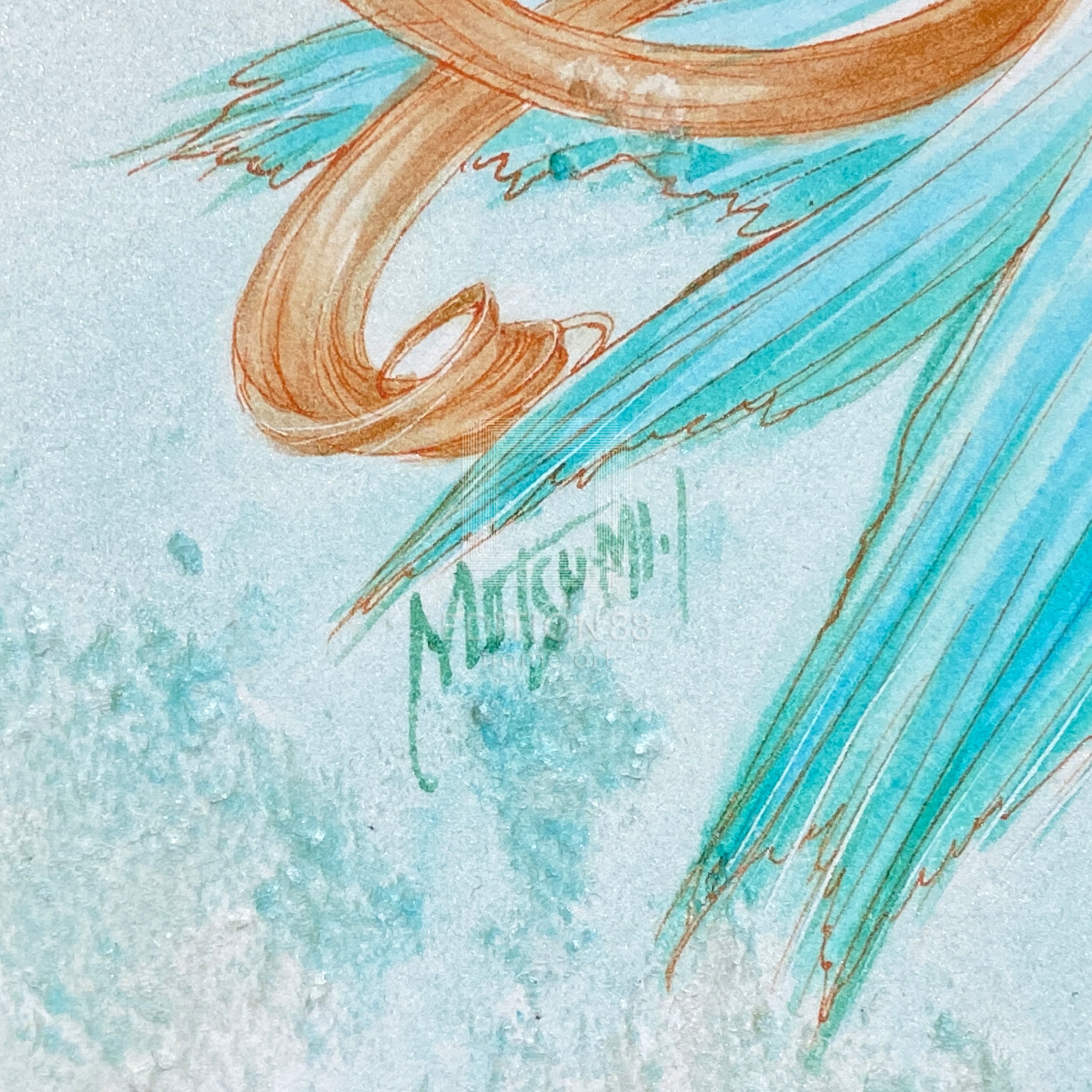 88グラフ「Hibiscus」 プラチナ版/いのまたむつみ（箔押しサイン入り）