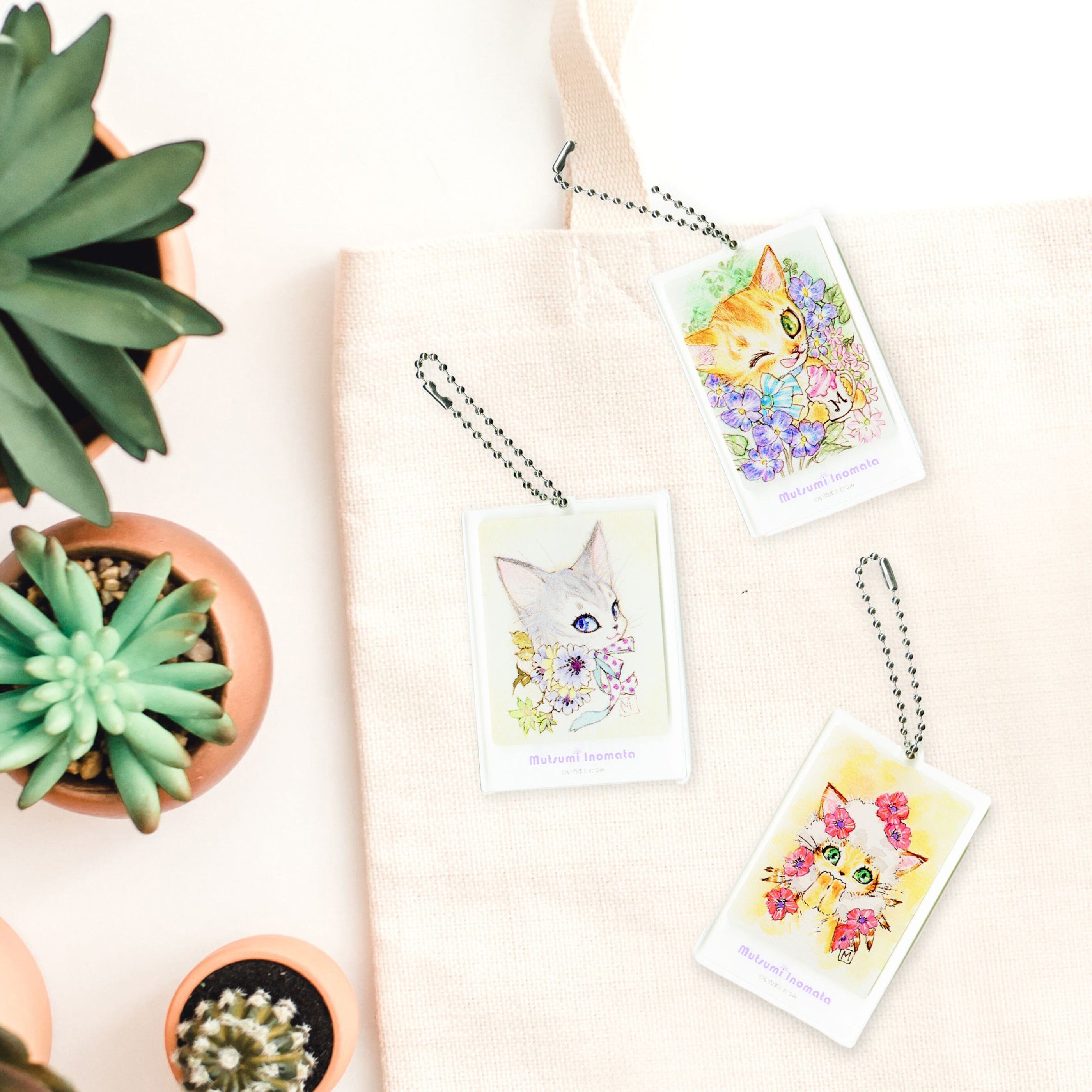 ねこ展　いのまたむつみ　アクリルブロック ねこ展 いのまたむつみ アクリルブロック ねこ展 いのまたむつみ