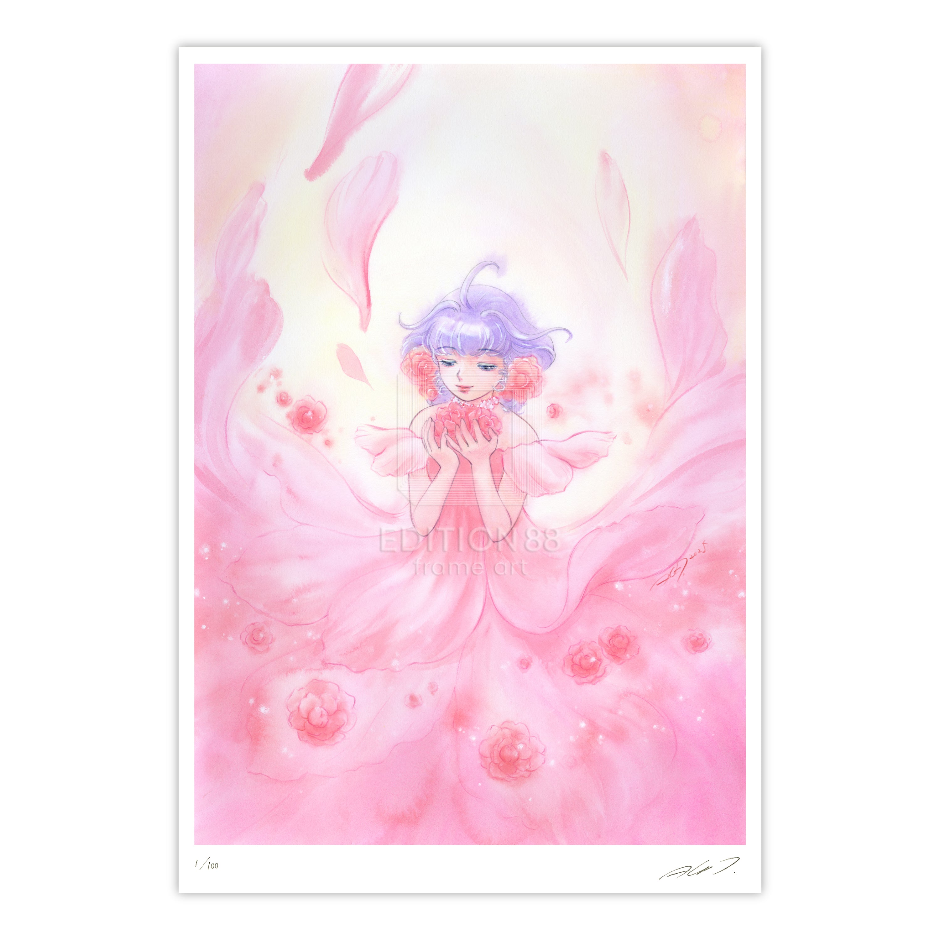 「魔法の天使クリィミーマミ」88グラフ Peaceful moment /高田明美（直筆サイン入り / 限定100枚）