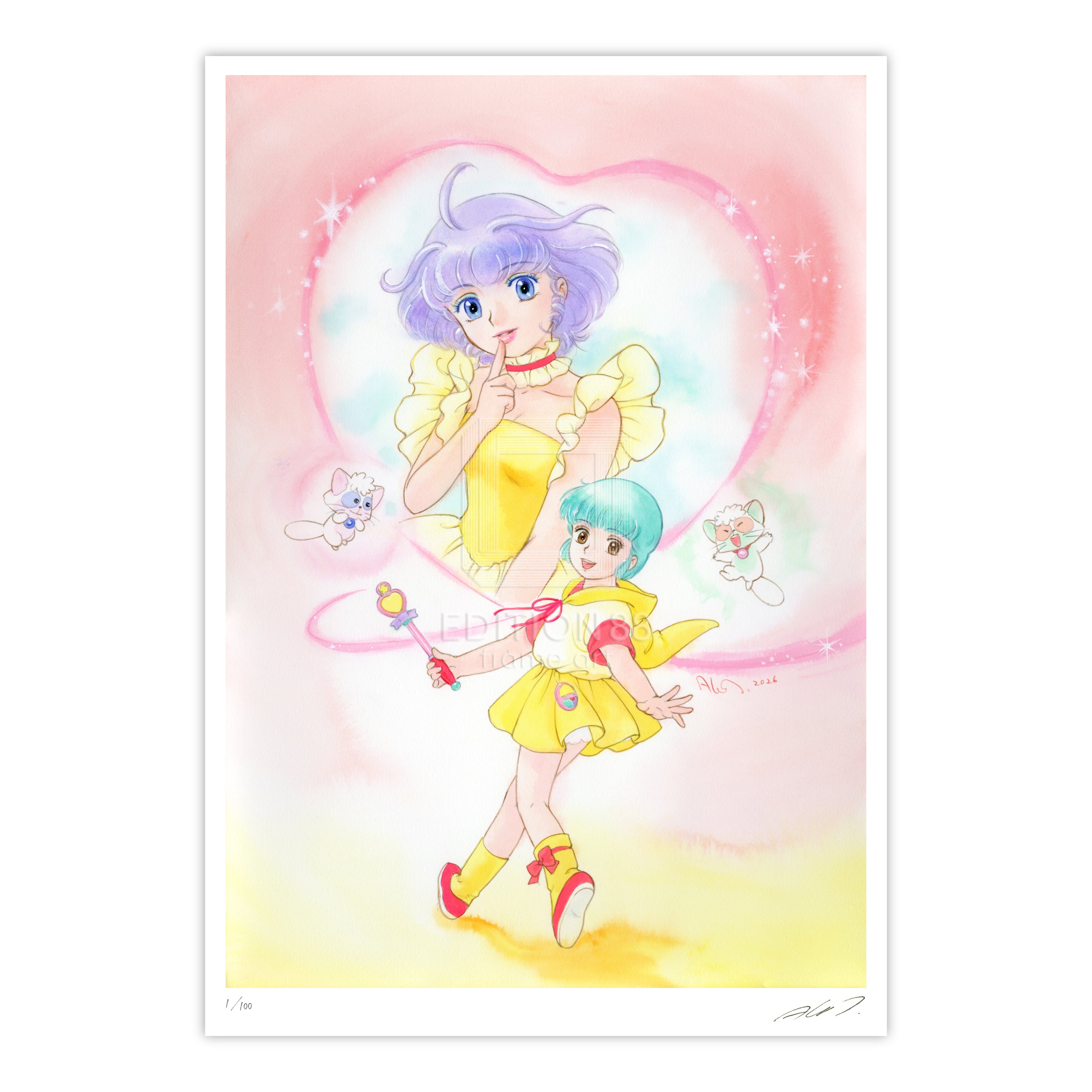 「魔法の天使クリィミーマミ」 88グラフ Pimple Pample / 高田明美（直筆サイン入り/限定100枚）