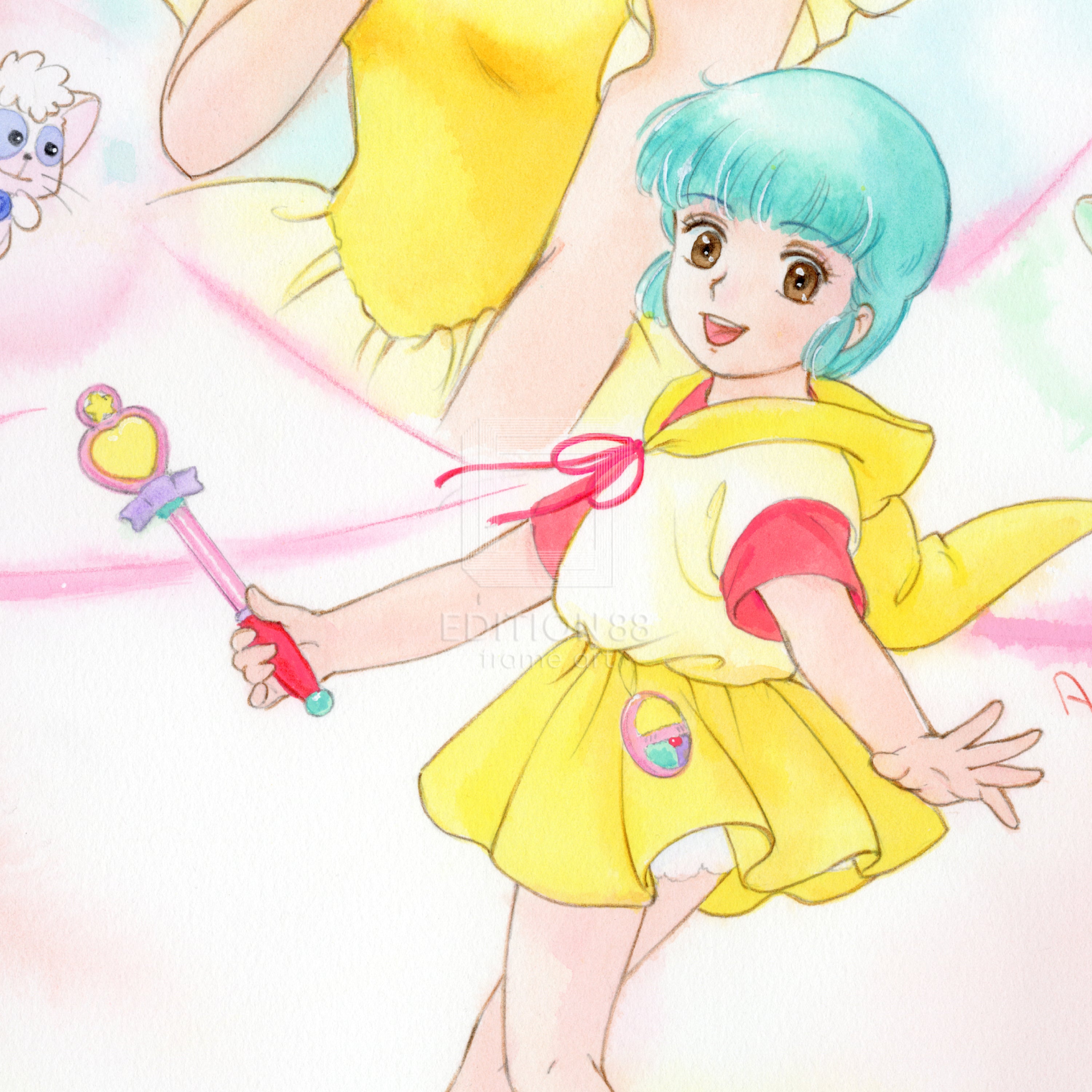 魔法の天使クリィミーマミ」 88グラフ Pimple Pample / 高田明美(直筆 魔法の天使クリィミーマミ」 88グラフ Pimple Pample / 高田明美(直筆