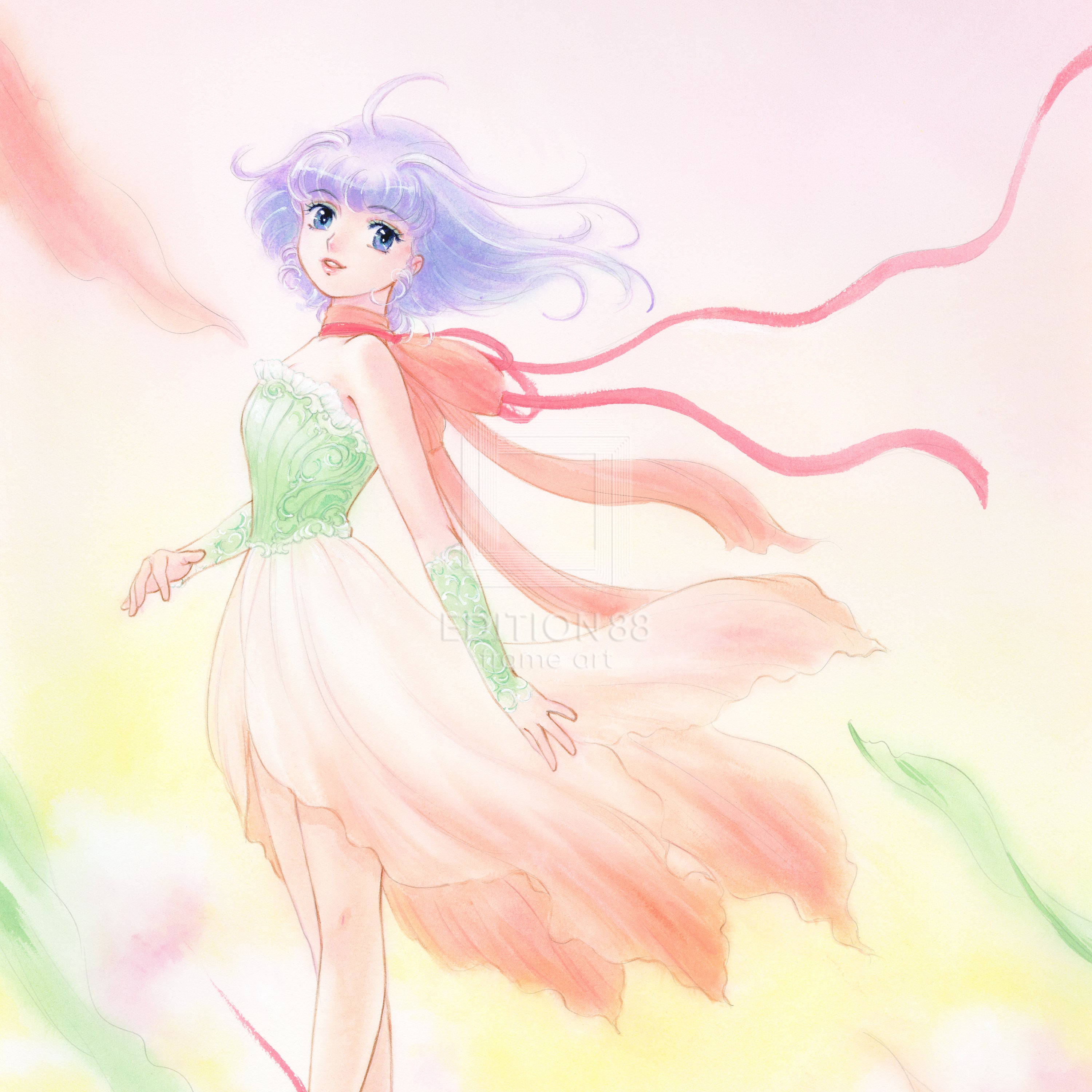 魔法の天使クリィミーマミ」88グラフ fermata /高田明美（直筆サイン