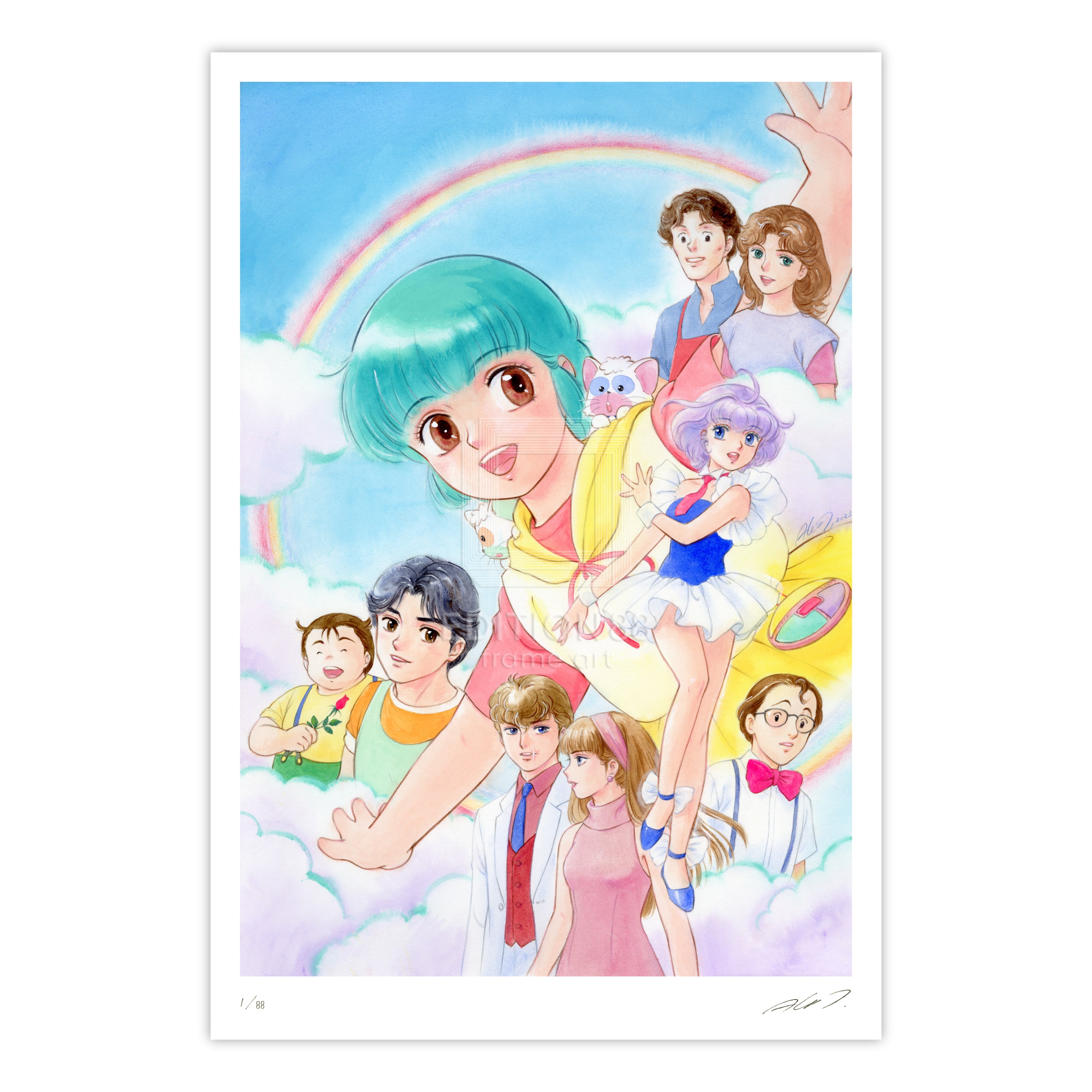 「魔法の天使 クリィミーマミ」 88グラフ 40th Anniversary /高田明美（直筆サイン入り / 限定88枚）