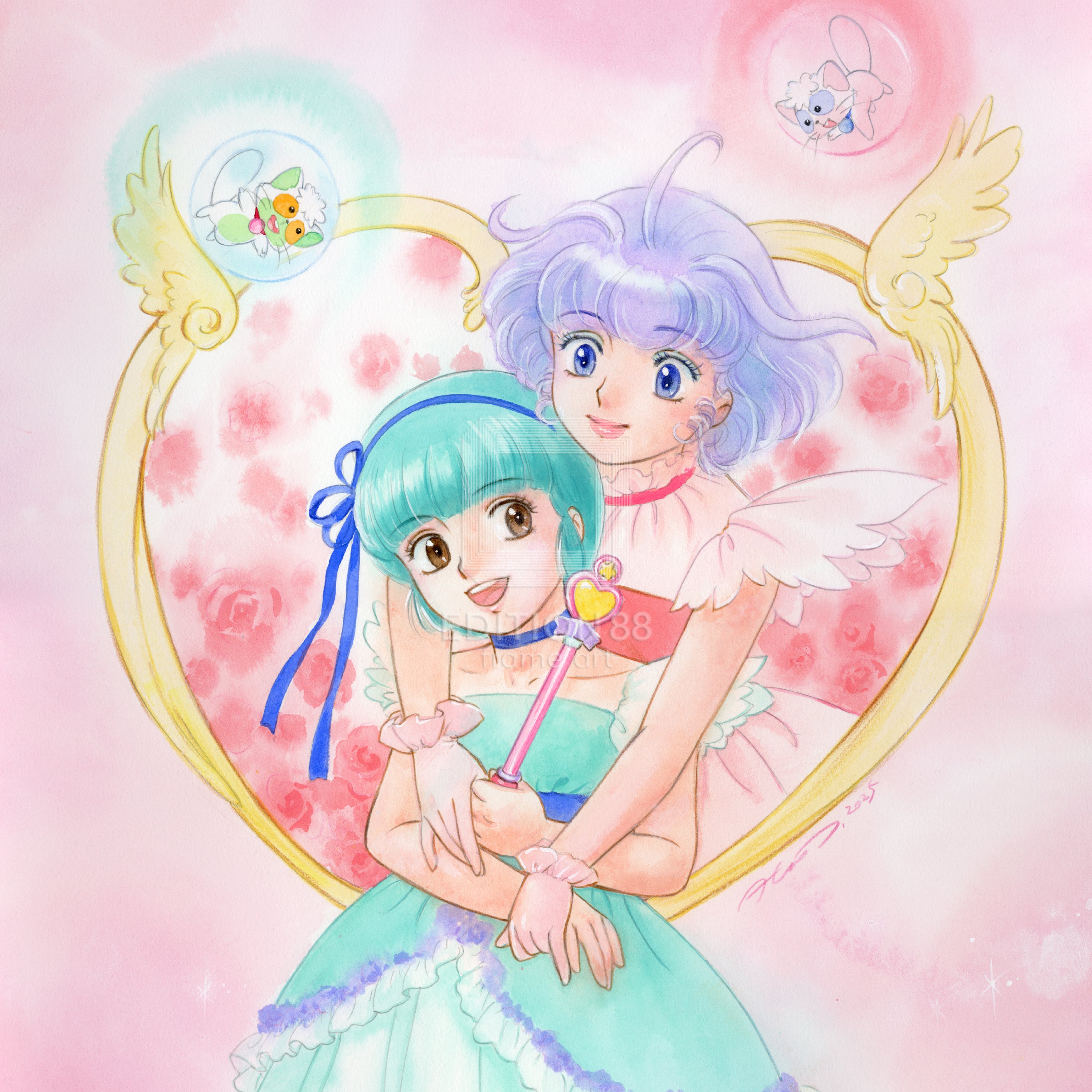 クリィミイマミ　イラスト版画 魔法の天使クリィミーマミ」 88グラフ Creamy Xmas 2025 / 高田明美