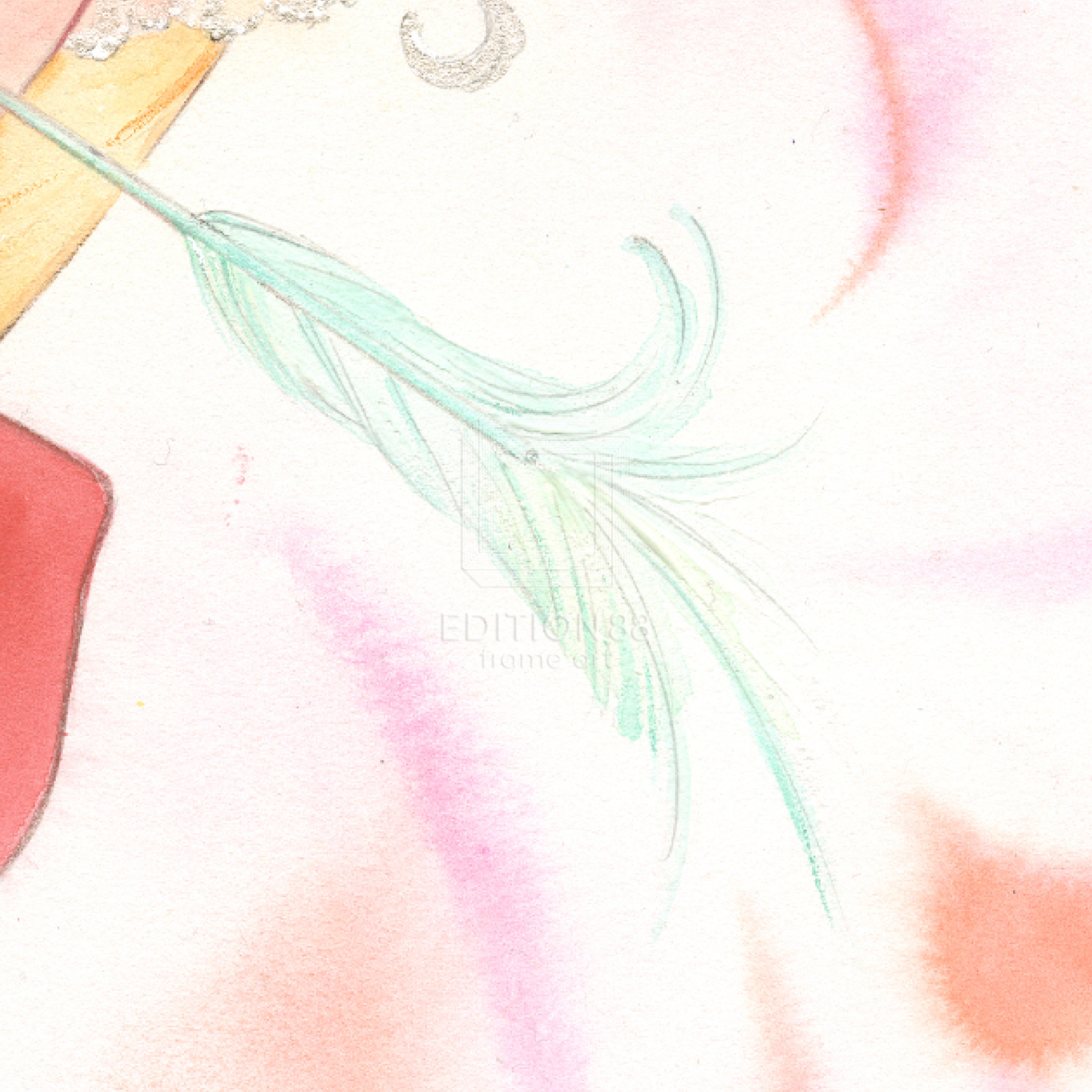 「魔法の天使クリィミーマミ」 88グラフ DX ハートのユリ椅子/ 高田明美（直筆サイン入り/限定100枚）