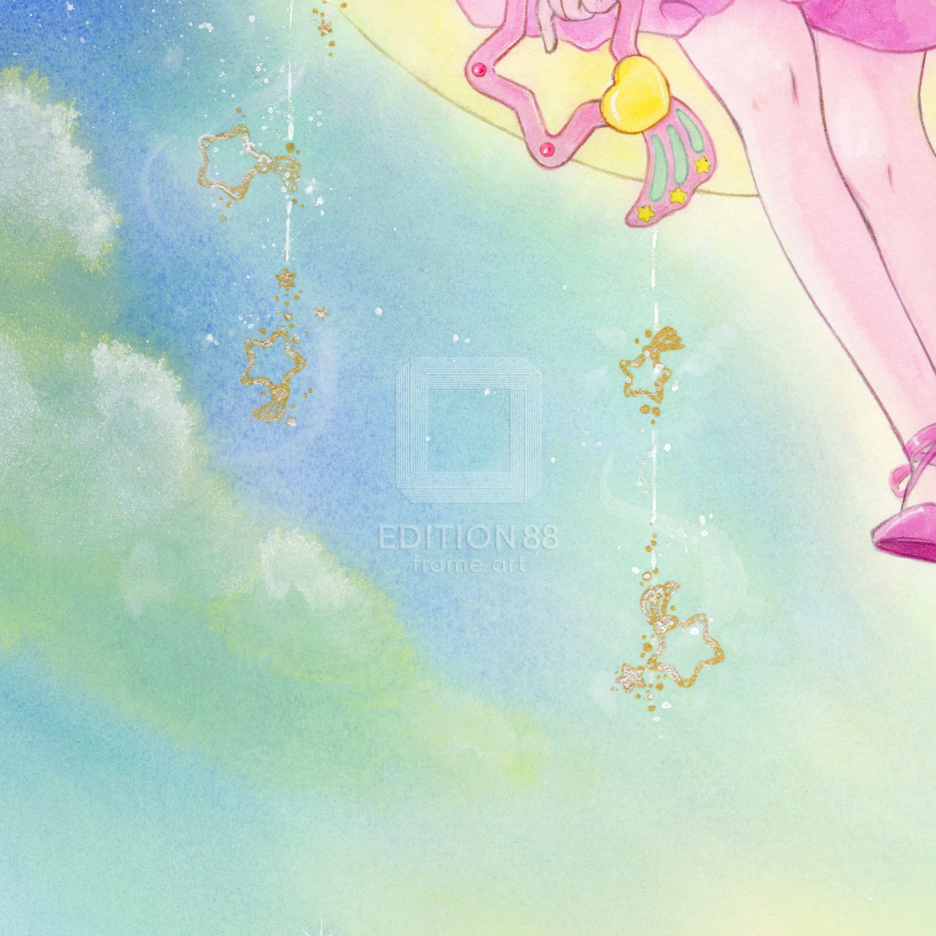 「魔法の天使クリィミーマミ」88グラフ 星降る月夜 /高田明美（直筆サイン入り / 限定100枚）