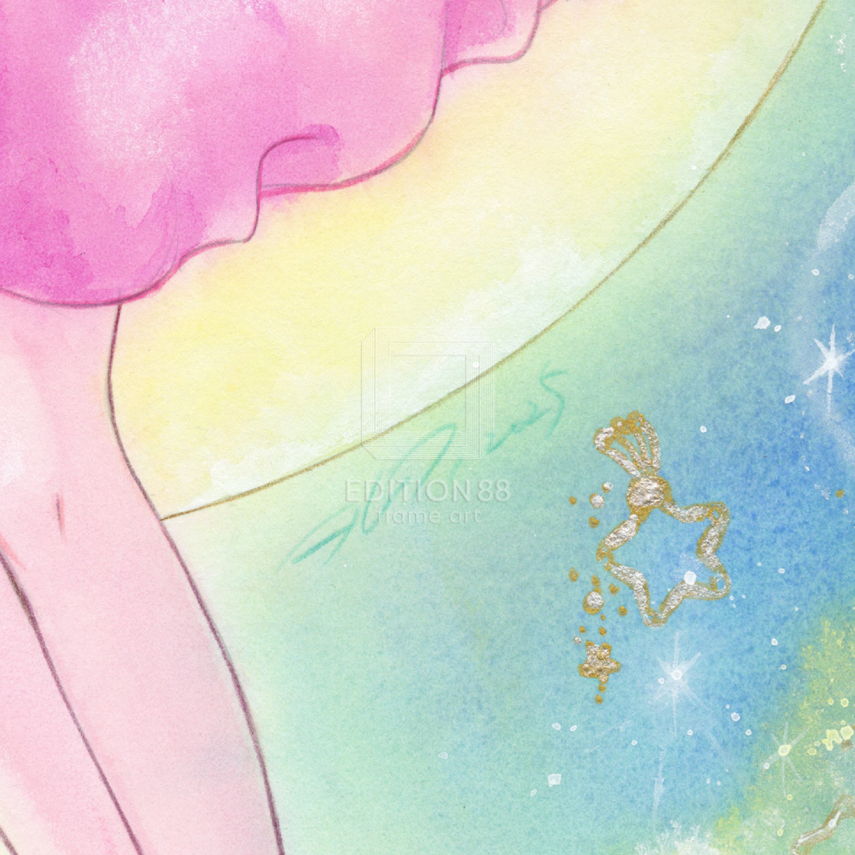 「魔法の天使クリィミーマミ」88グラフ 星降る月夜 /高田明美（直筆サイン入り / 限定100枚）