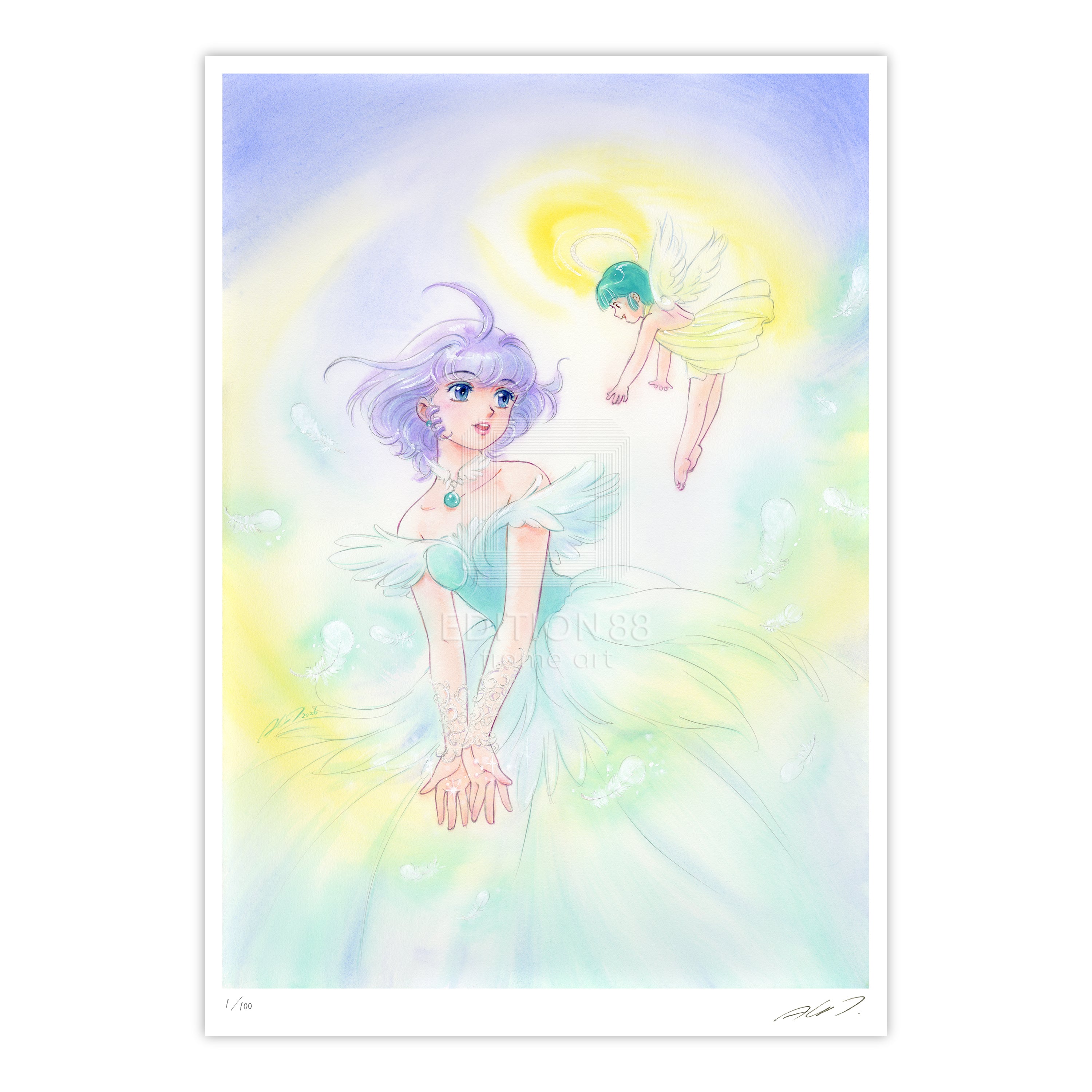 うる星やつら 直筆サイン入り ポスター A1 高田明美 高田明美