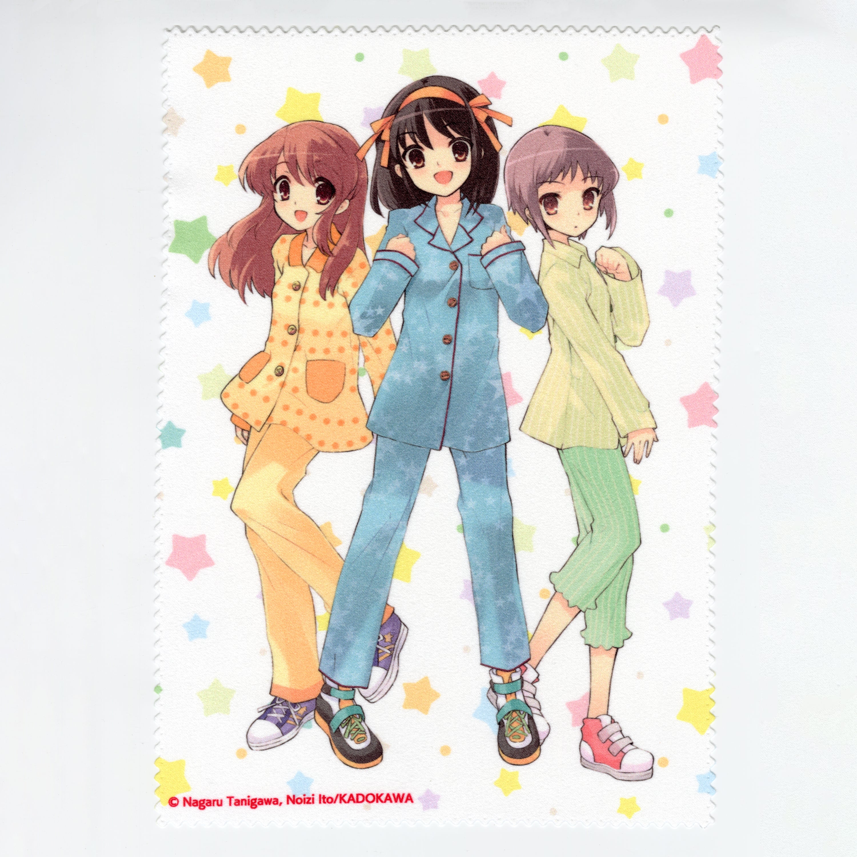 メガネ拭き（ハルヒ＆有希＆みくる/パジャマ）/涼宮ハルヒシリーズ