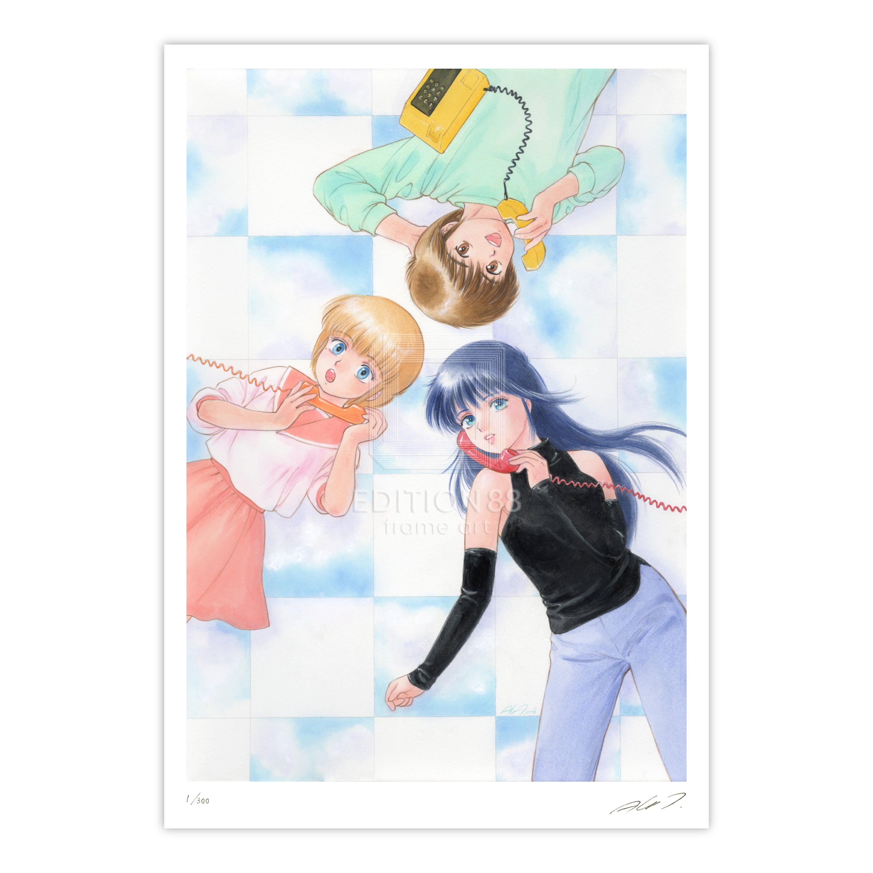 限定300 きまぐれオレンジロード｜版画｜高田明美｜直筆サイン入り AA 限定300 きまぐれオレンジロード｜版画｜高田明美｜直筆サイン