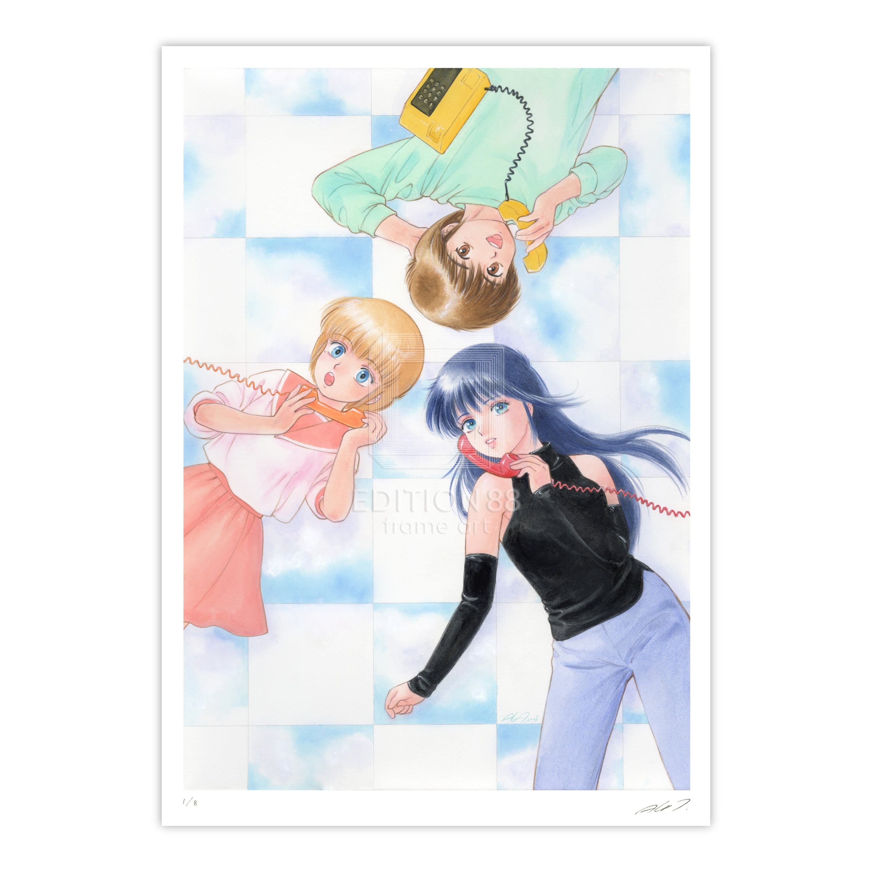 「きまぐれオレンジ☆ロード」88グラフ21 （スペシャル版）/ 高田明美（直筆サイン入り / 裏板サイン入り / 限定8枚）