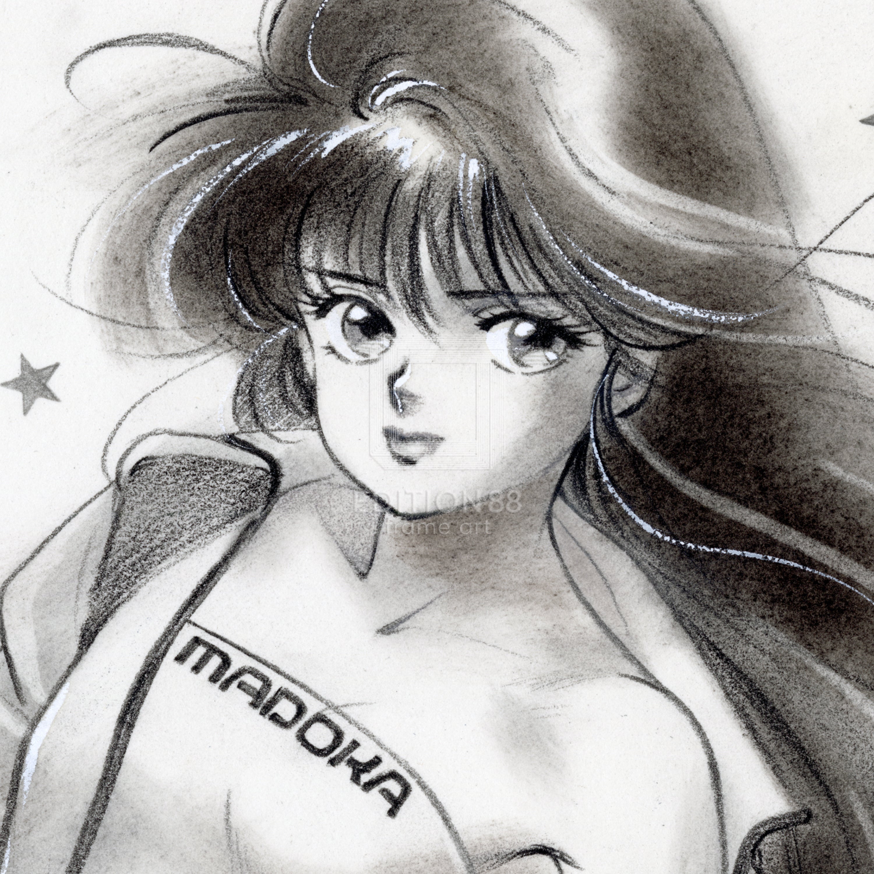 きまぐれオレンジ☆ロード　ミニ版画　高田明美　直筆サイン入り　鮎川まどか　ひかる 新品｜きまぐれオレンジロード｜ミニ｜版画｜高田明美｜Sphere