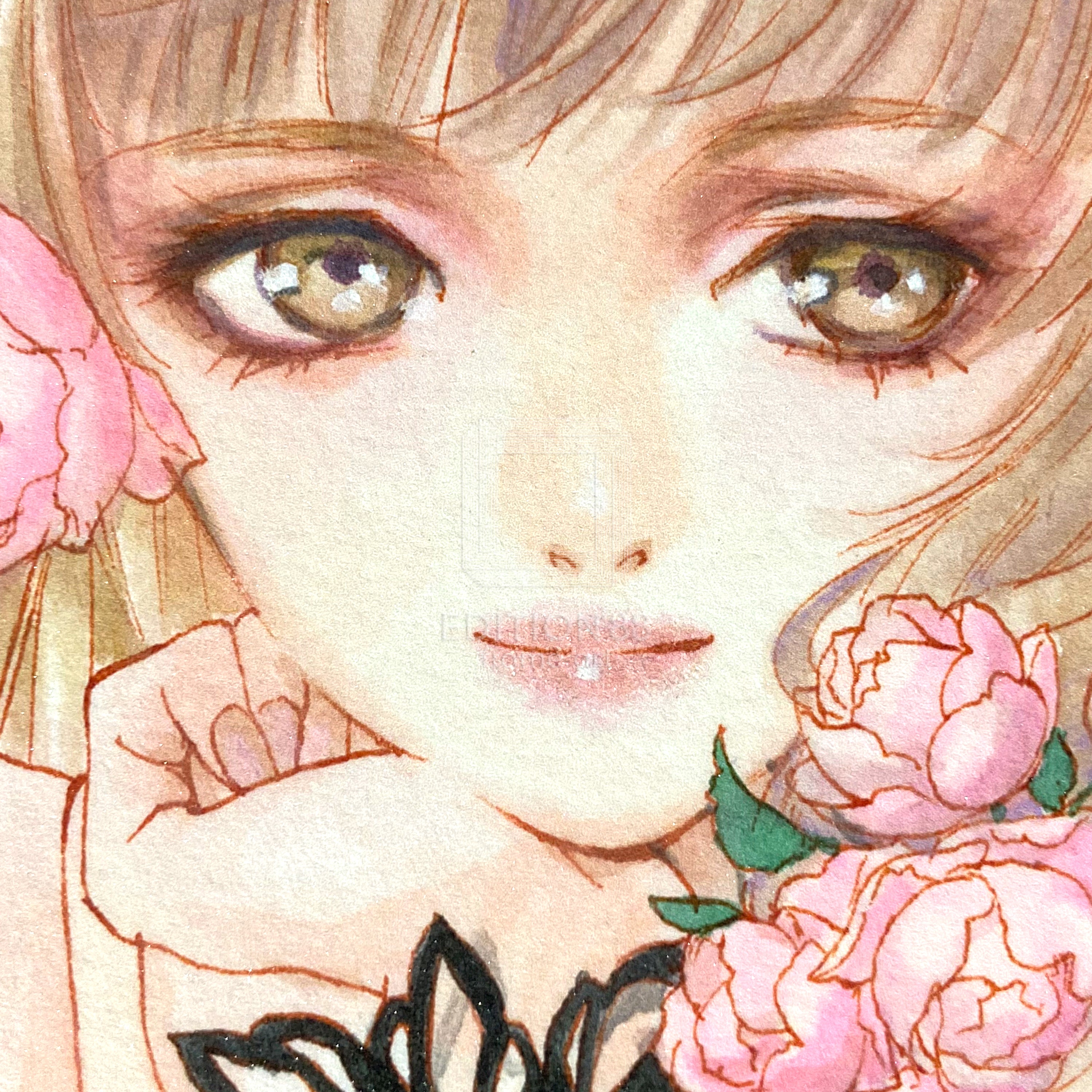 いのまたむつみ　直筆サイン入り画集 88グラフ アクリル「彩」/いのまたむつみ（複製サイン入り）