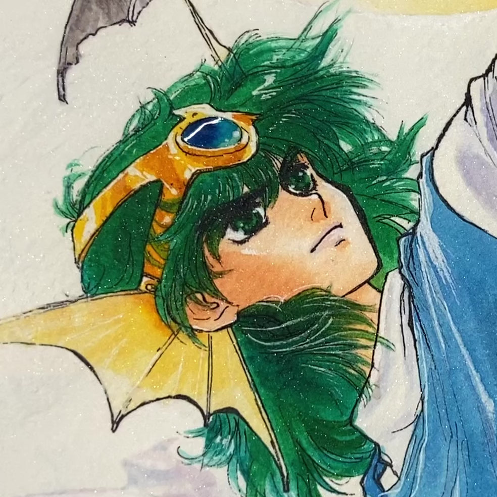 小説ドラゴンクエストⅣ」88グラフ/いのまたむつみ（箔押しサイン入り）