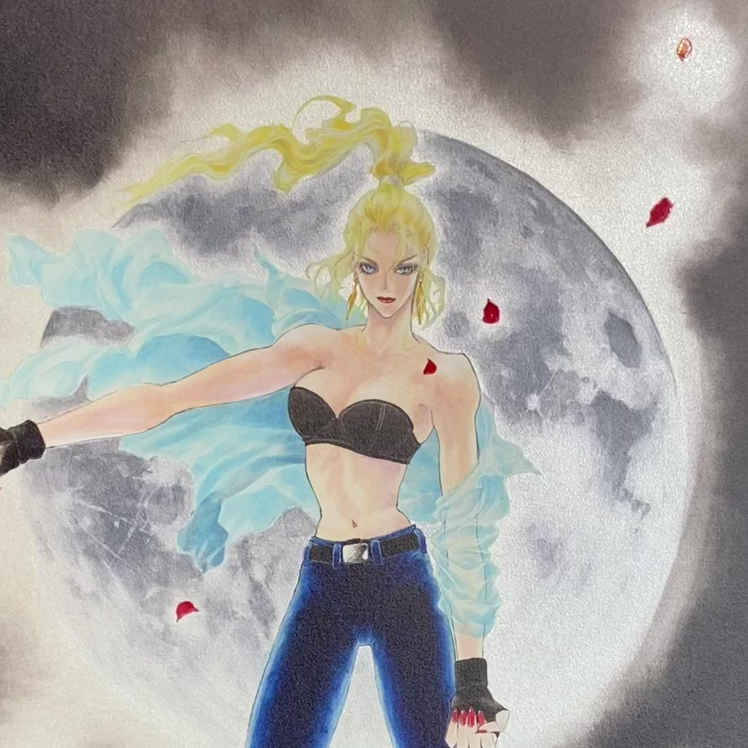 88グラフ「Moon&Rose」 プラチナ版/いのまたむつみ（箔押しサイン入り）