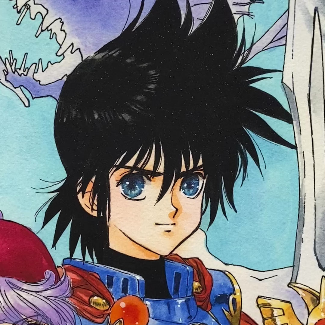 小説ドラゴンクエストⅡ」88グラフ/いのまたむつみ（箔押しサイン入り）