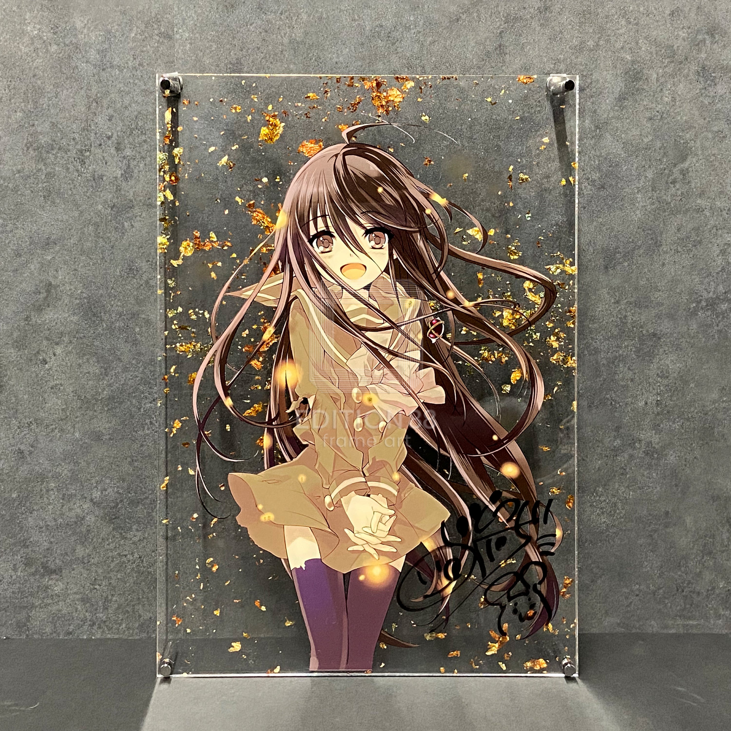 「灼眼のシャナ」88グラフ14（「灼眼のシャナXXI」カバーイラスト）アクリル仕様/ いとうのいぢ（直筆サイン入り/限定8枚）