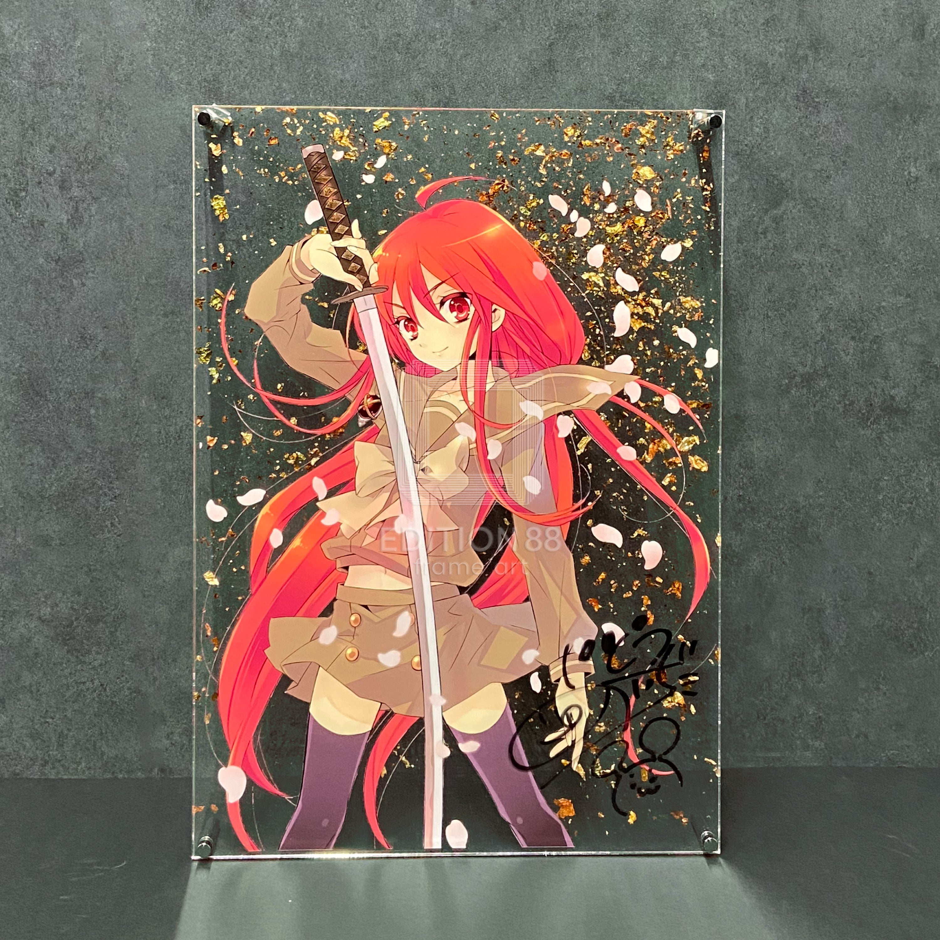 「灼眼のシャナ」88グラフ3（「灼眼のシャナS Ⅲ」カバーイラスト）アクリル仕様/ いとうのいぢ（直筆サイン入り/限定8枚）