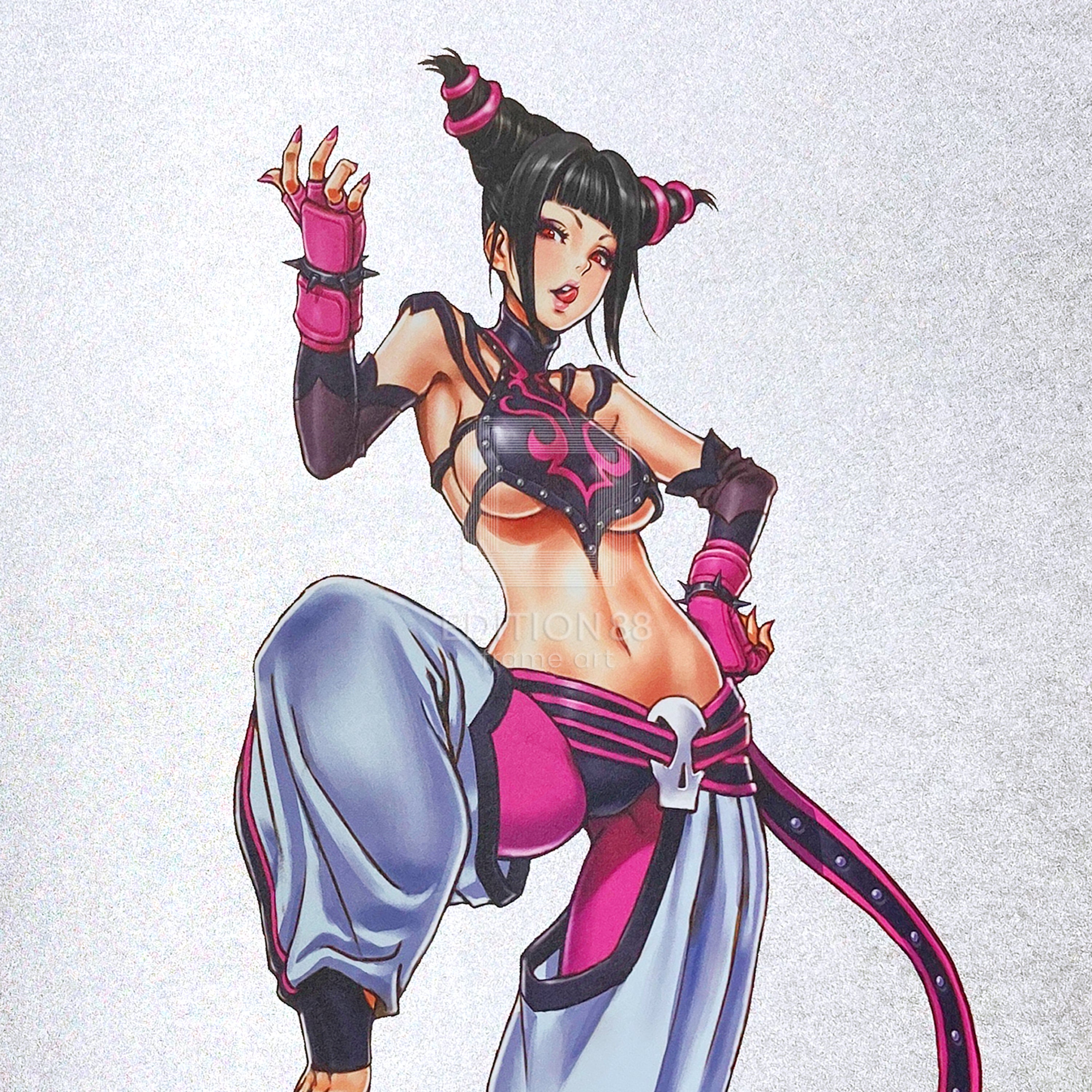 「STREET FIGHTER 美少女」88グラフ シルバー仕様 ジュリ/ 山下しゅんや(直筆サイン入り/限定100枚)