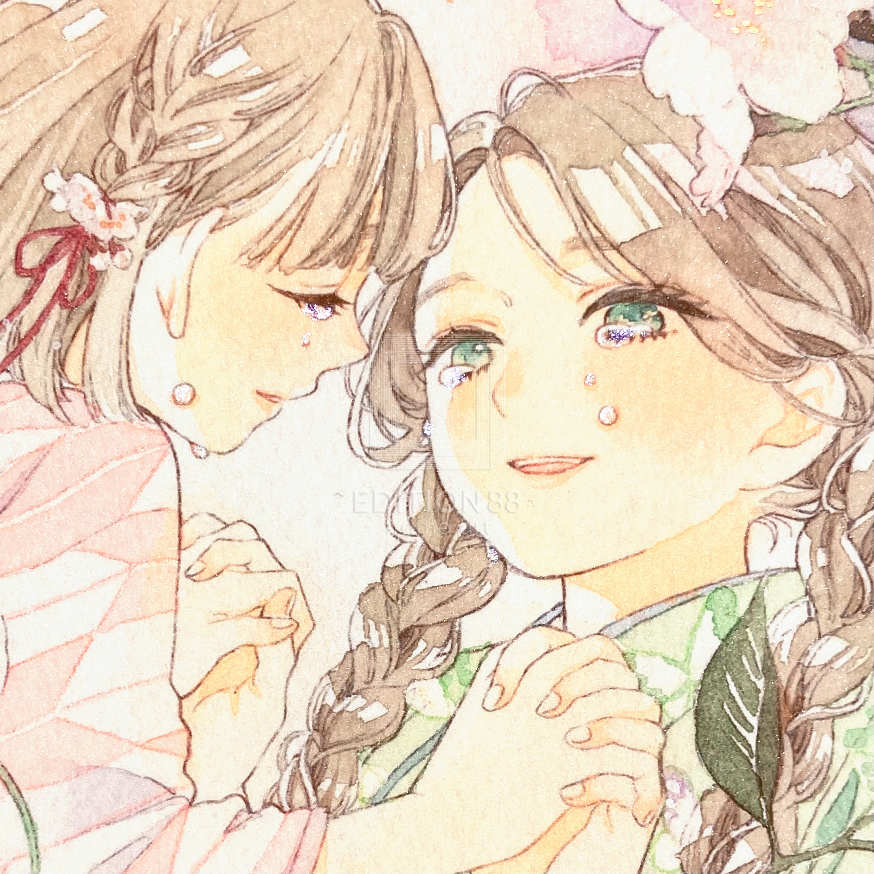 88グラフ2 『出会いと別れ』 プラチナ版 / 友風子（直筆サイン＆作家手彩入り/限定8枚）