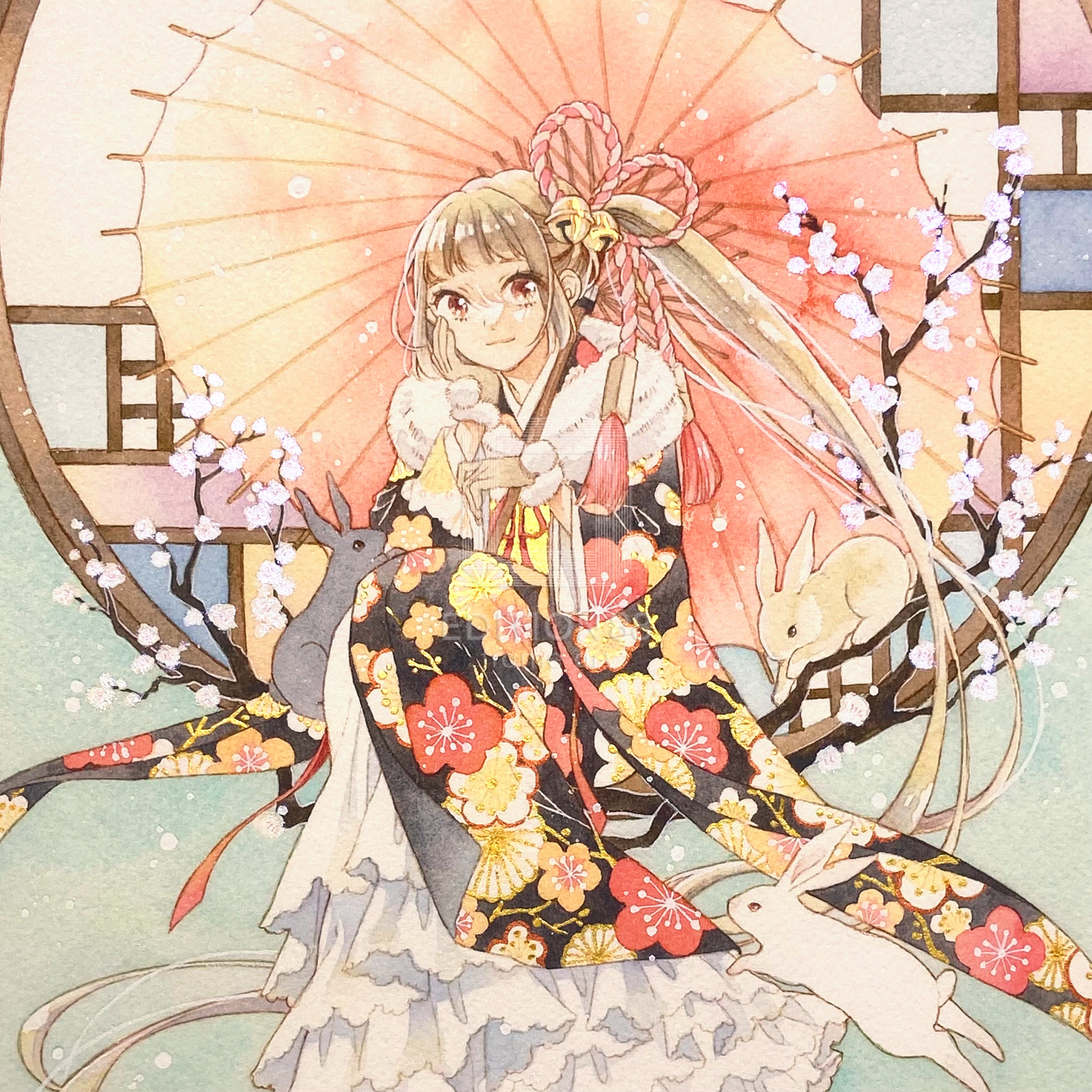 88グラフ3 『卯年』 プラチナ版 / 友風子（直筆サイン＆作家手彩入り/限定8枚）