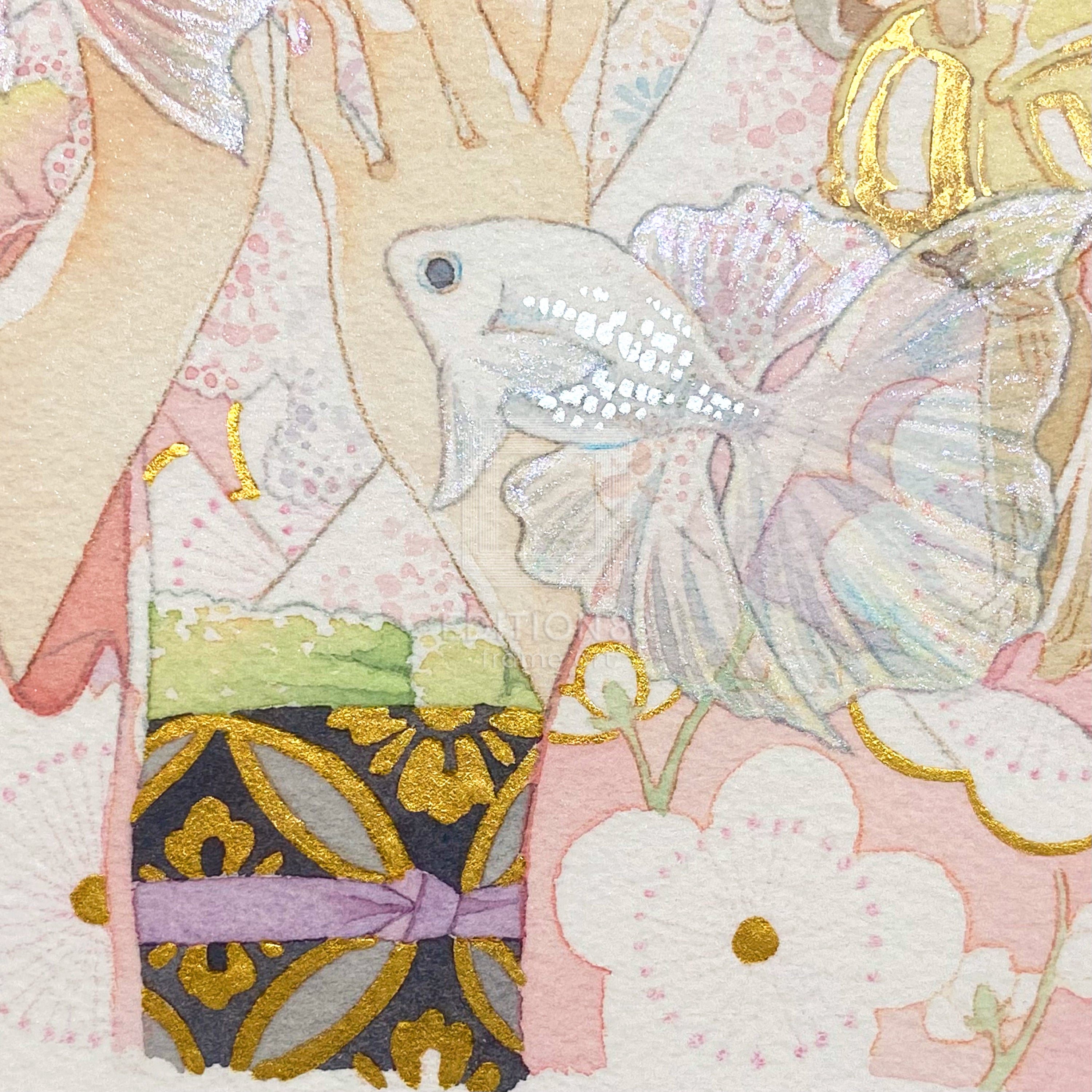 88グラフ4 『枝垂れ梅』 プラチナ版 / 友風子（直筆サイン＆作家手彩入り/