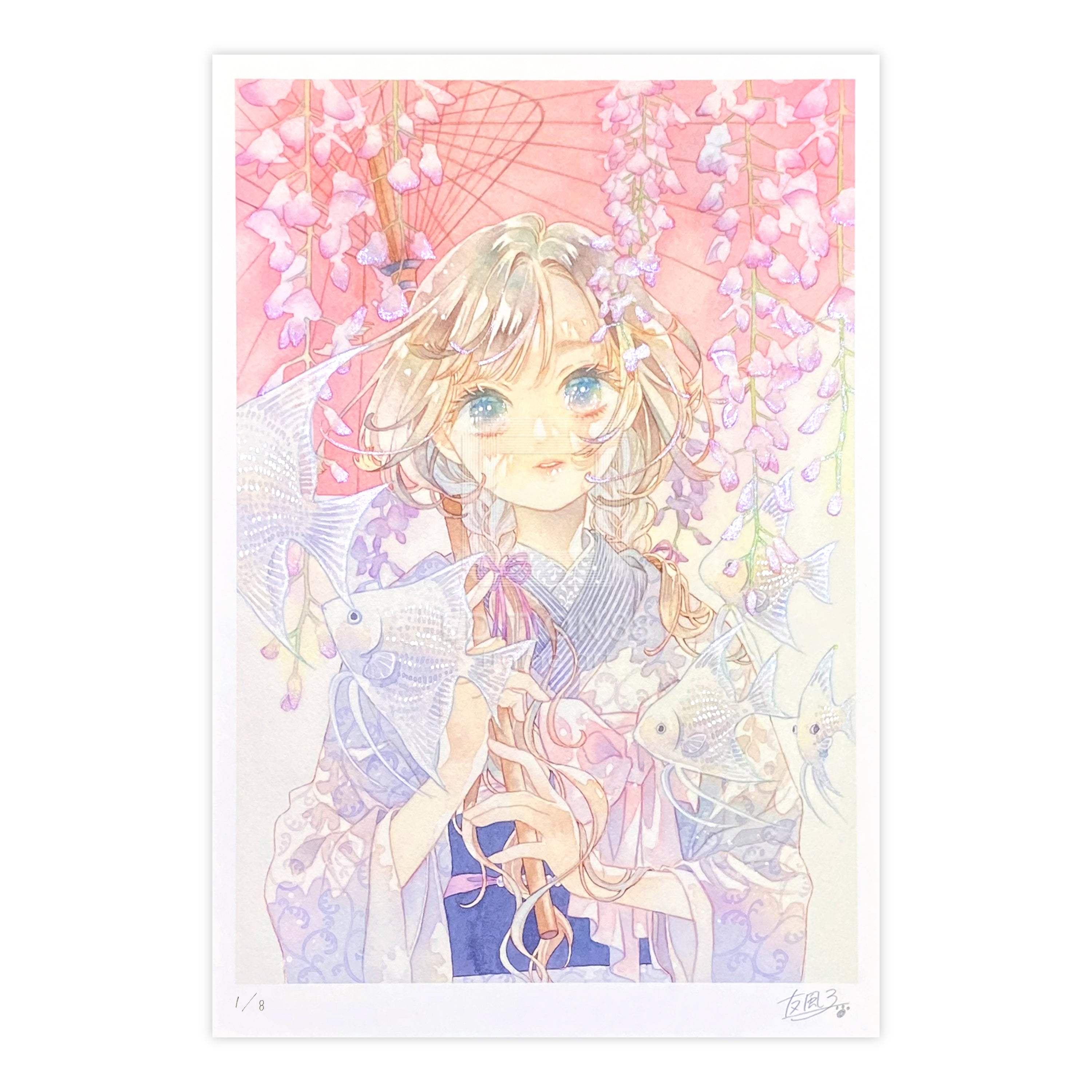 88グラフ6 『藤』 プラチナ版 / 友風子（直筆サイン＆作家手彩入り/限定8枚）