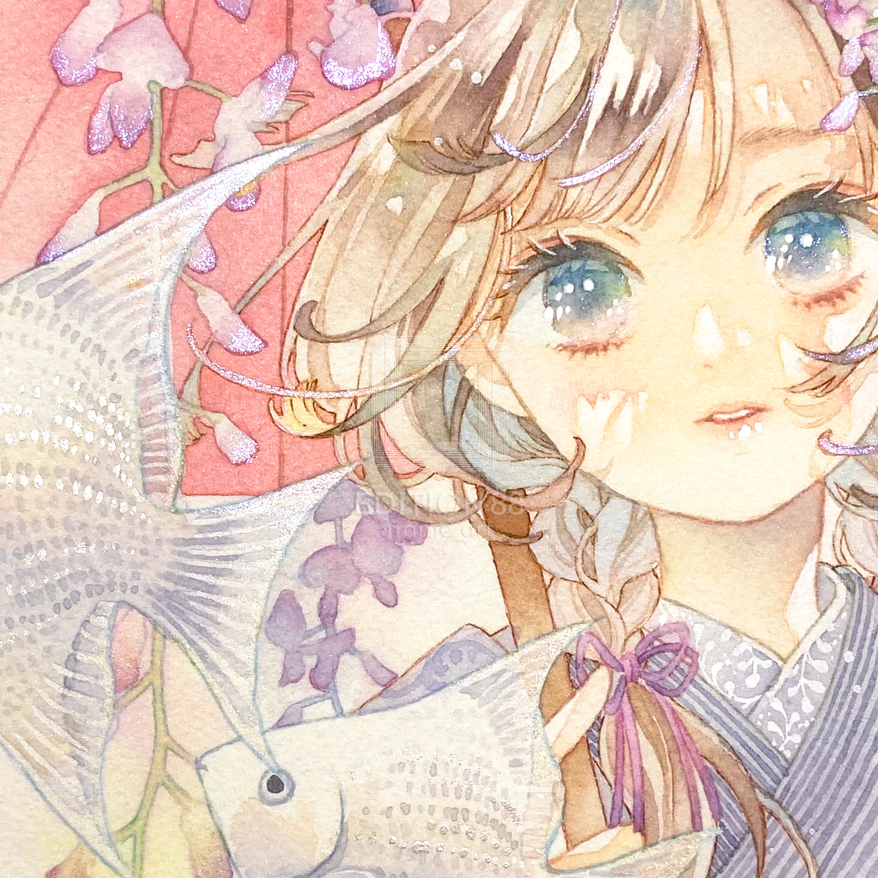 88グラフ6 『藤』 プラチナ版 / 友風子（直筆サイン＆作家手彩入り/限定8枚）