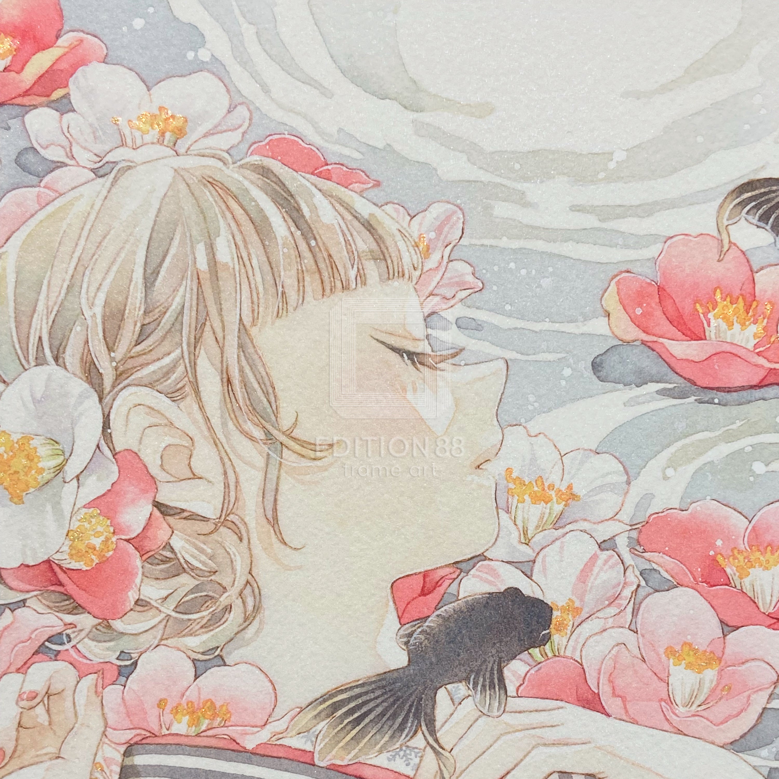 88グラフ10 『椿』 / 友風子（直筆サイン・工房手彩入り/限定20枚）