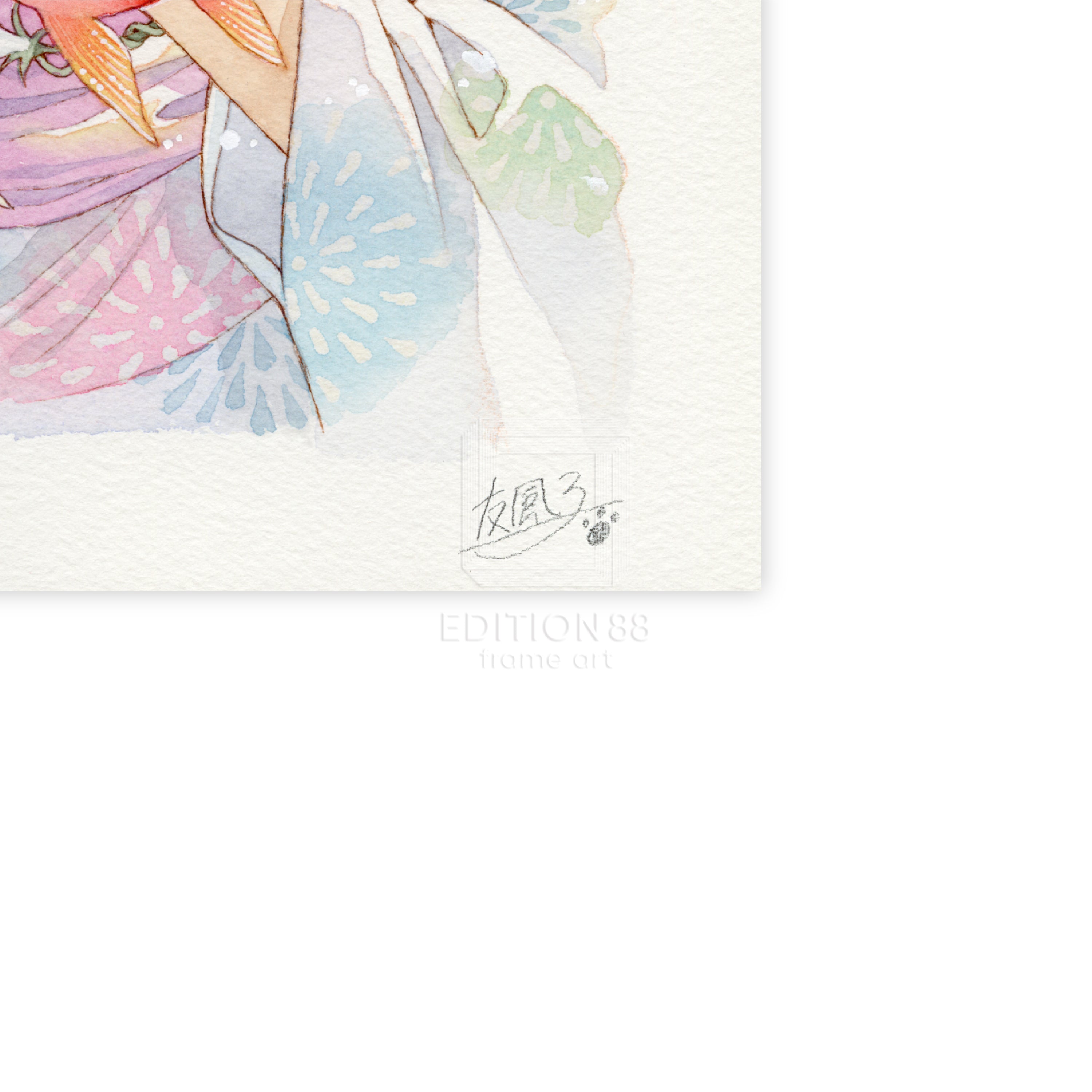 88グラフ11『夏祭り』 / 友風子（直筆サイン・工房手彩入り/限定20枚）