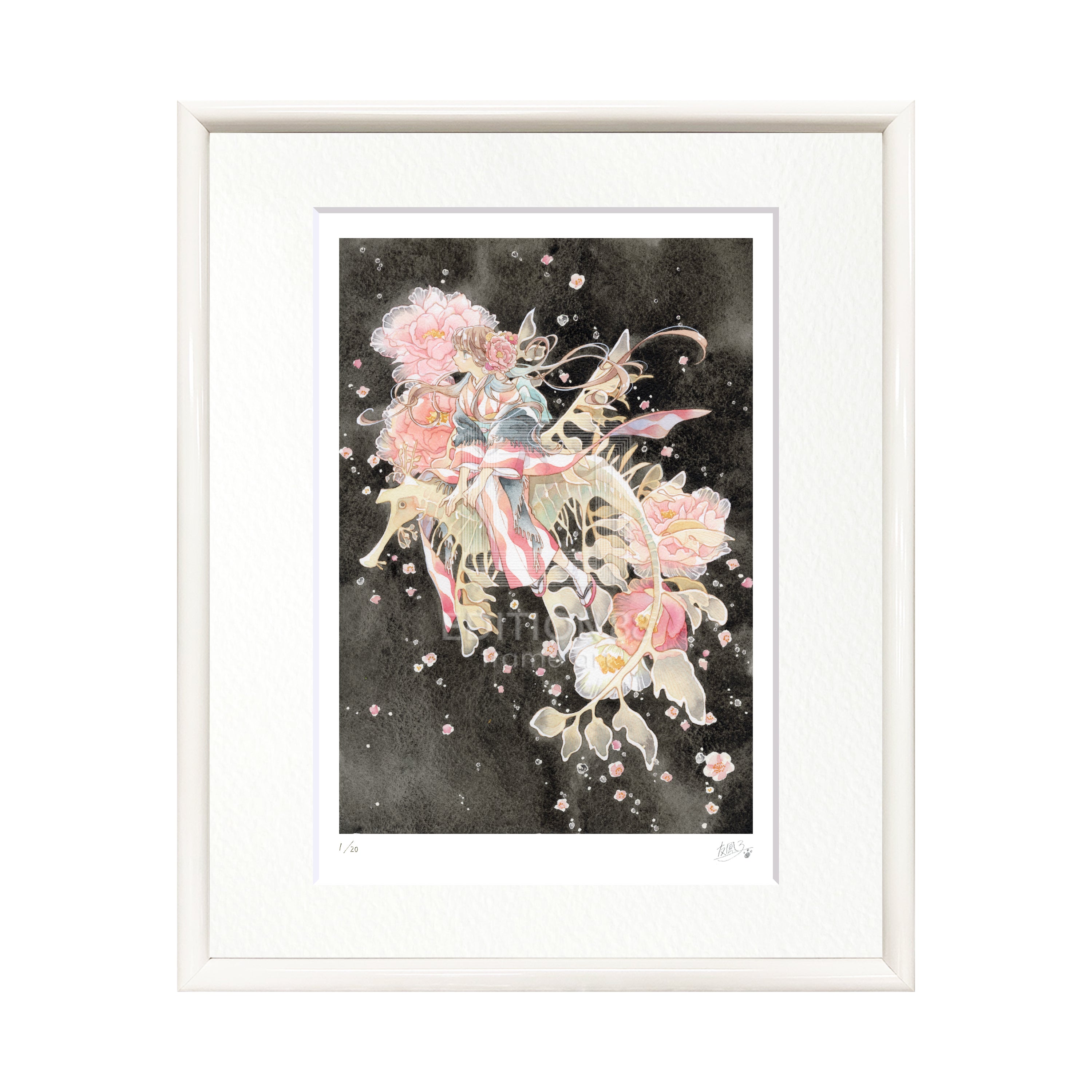 肉質画　【花】サインあり 商品