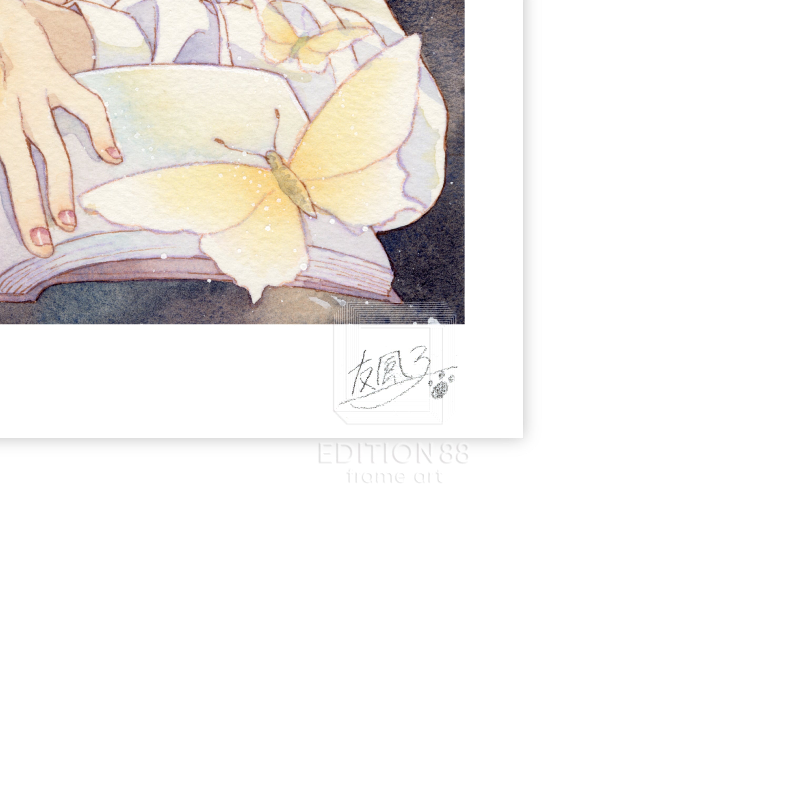 88グラフ13 『花のランプ』 / 友風子（直筆サイン・工房手彩入り/限定20枚）