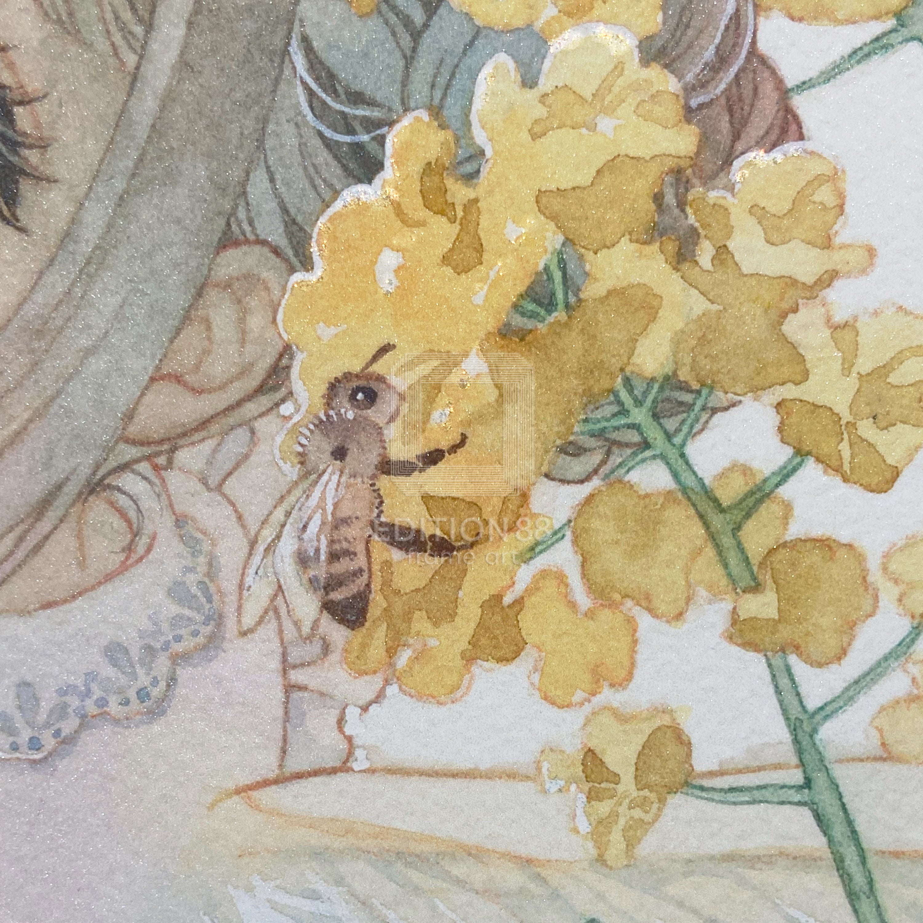 88グラフ15 『菜の花』 / 友風子（直筆サイン・工房手彩入り/限定20枚）