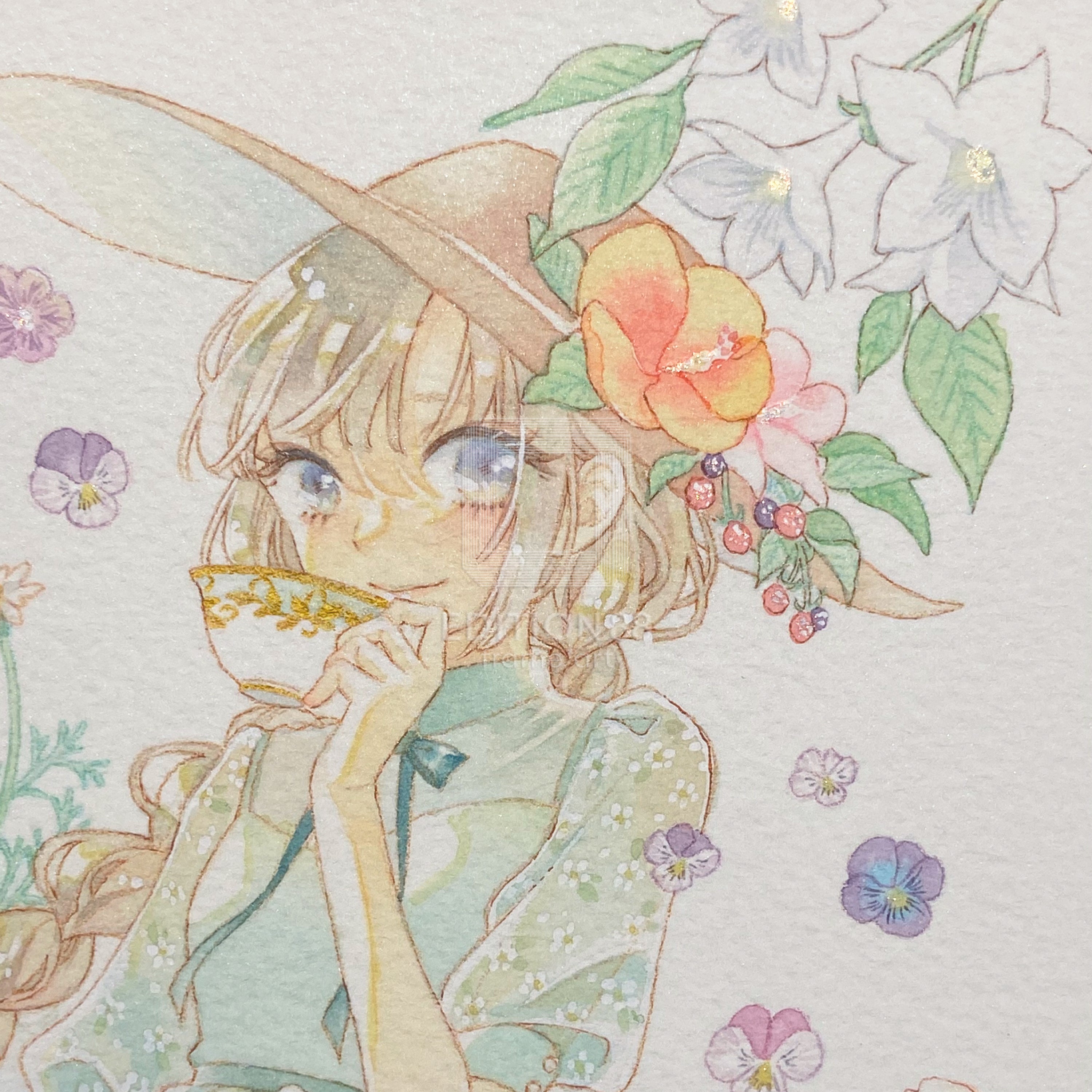 88グラフ16 『Tea Time』 / 友風子（直筆サイン・工房手彩入り/限定20枚）