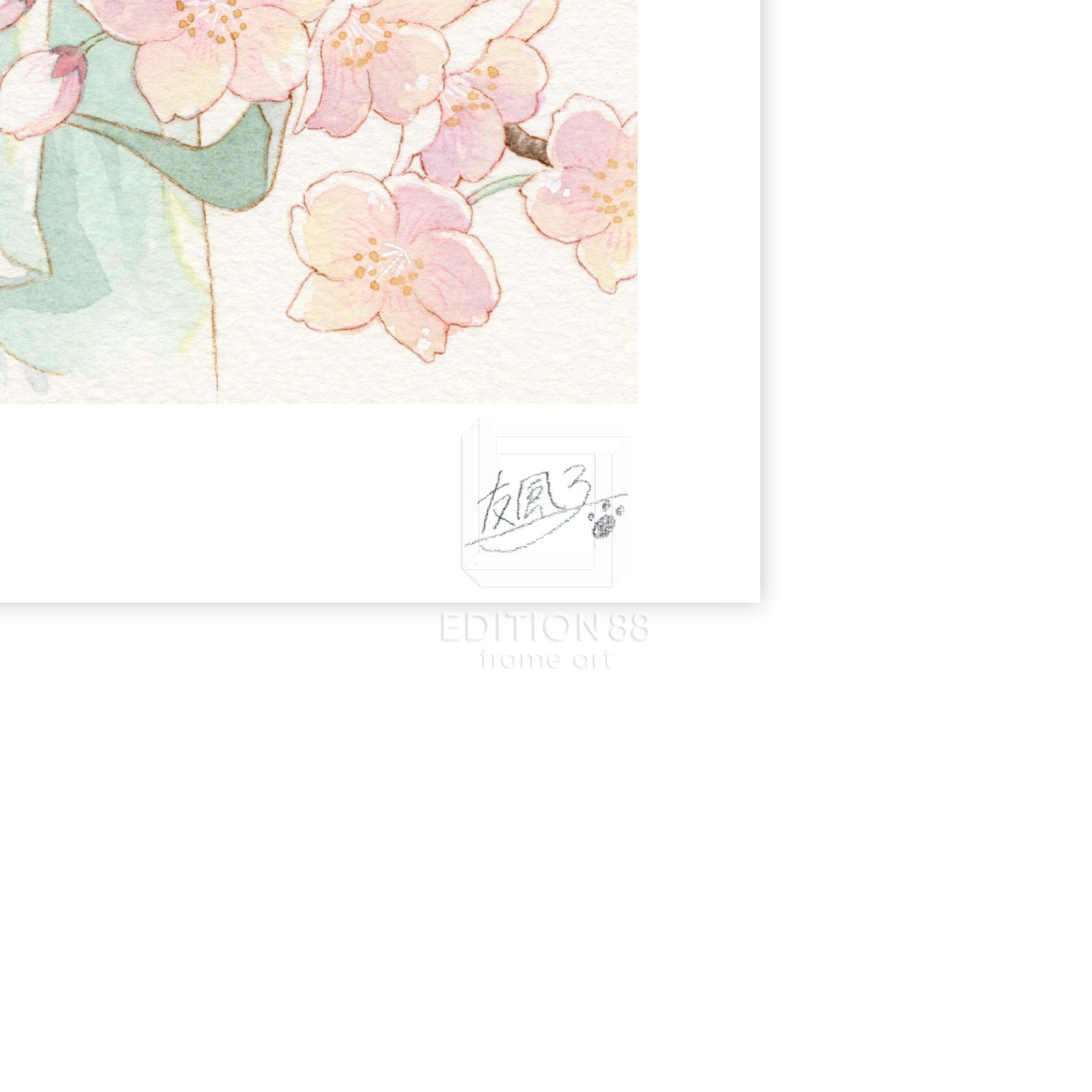 88グラフ16 『Tea Time』 / 友風子（直筆サイン・工房手彩入り/限定20枚）