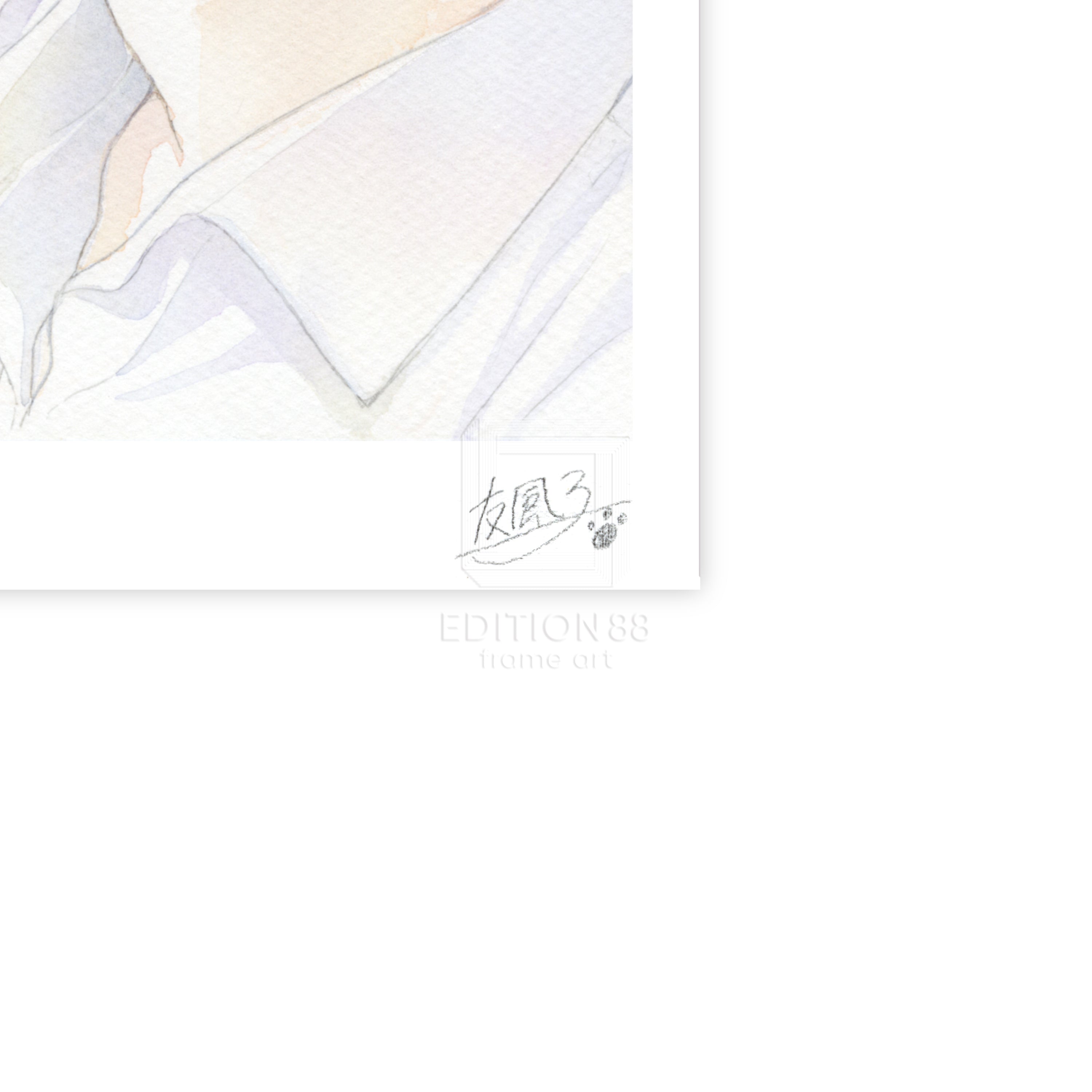 88グラフ ミニ18 『銀杏』 / 友風子（直筆サイン・工房手彩入り/限定20枚）