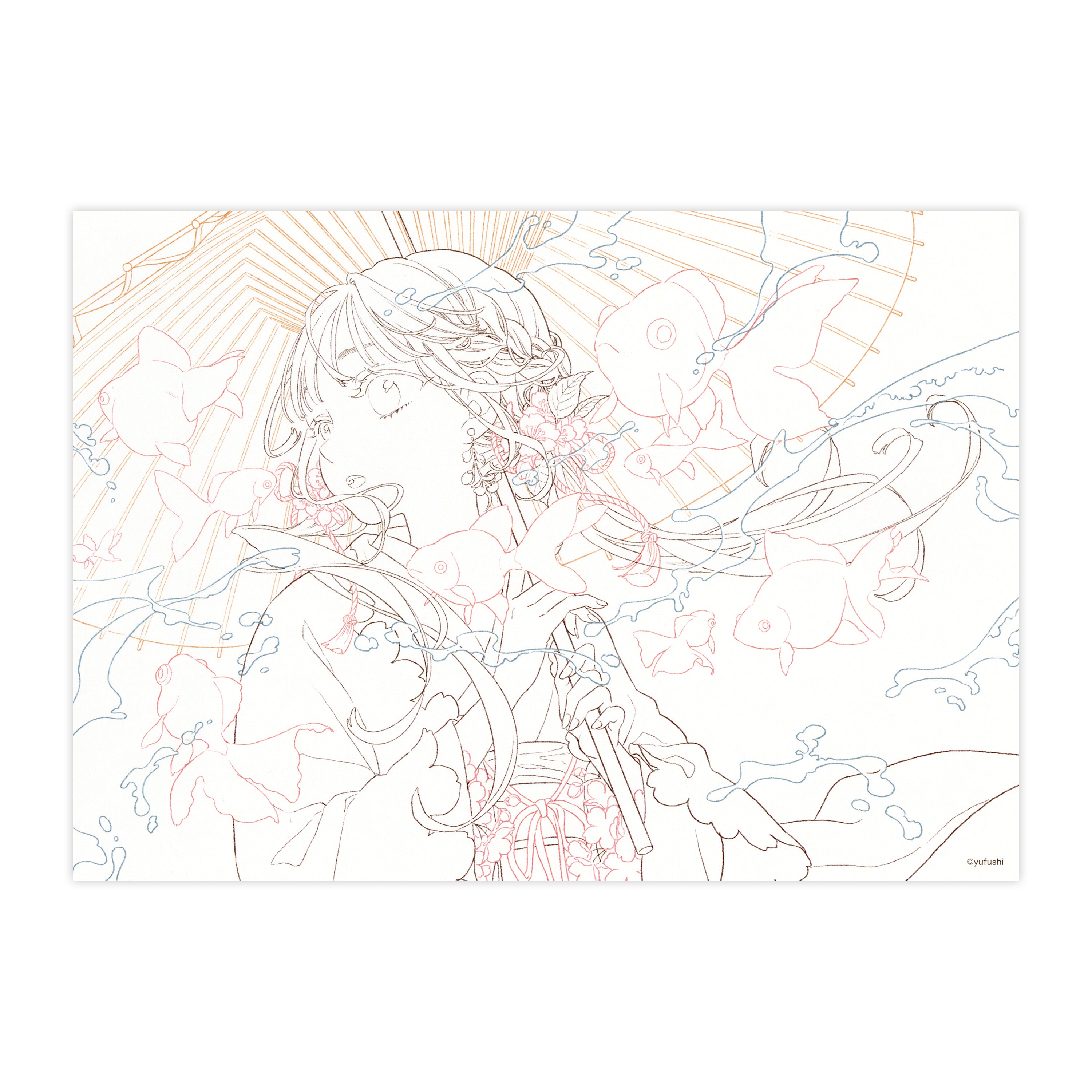 アート付きクリアファイル（澪）/ 友風子