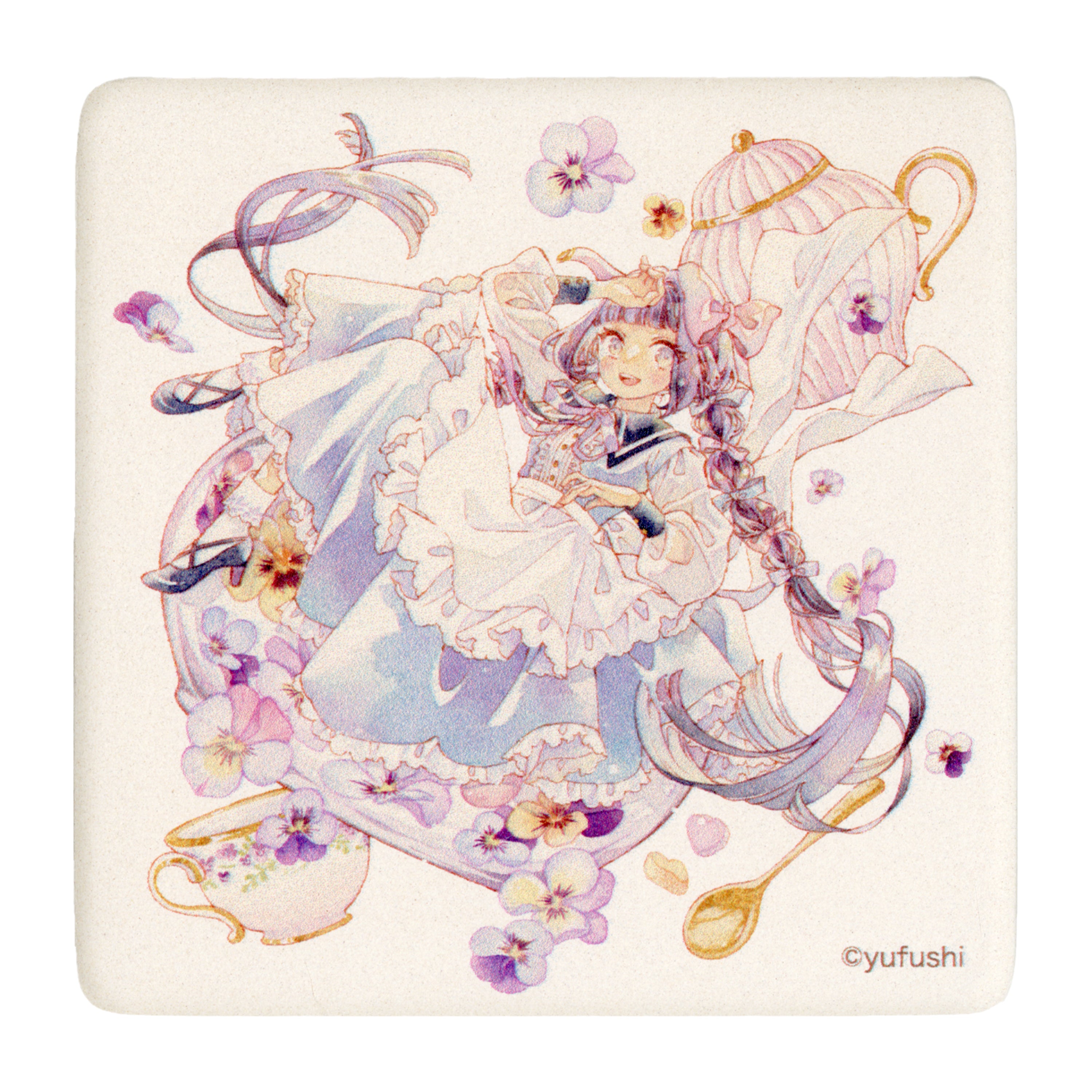 アートタイル（お茶会と砂糖漬け）/ 友風子