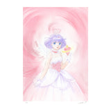 「魔法の天使 クリィミーマミ」版画 Pink Coronet /高田明美（直筆サイン入り / 限定100枚） 版画 Edition88 