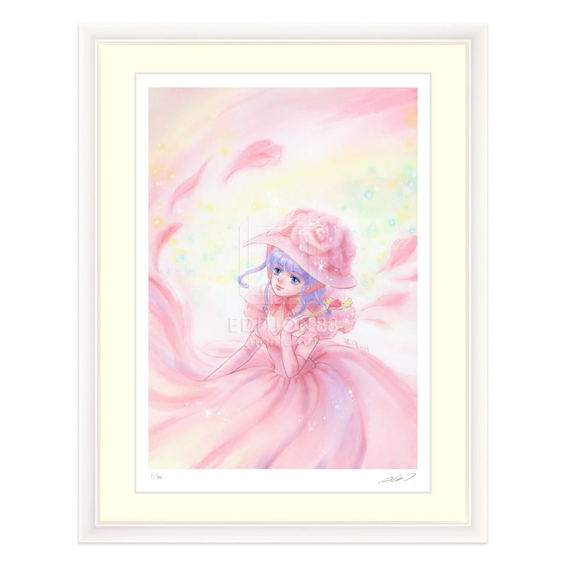 「魔法の天使 クリィミーマミ」 版画 薔薇の願い /高田明美 版画 Edition88 